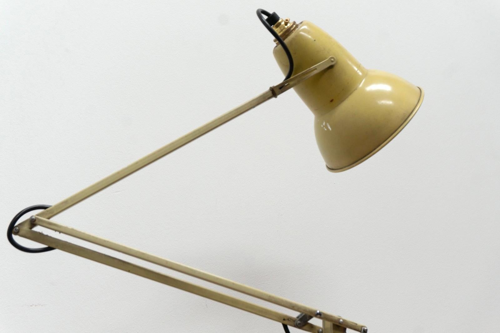 British Original Herbert Terry Anglepoise Industrial Desk Lamp Model 1227 For Sale