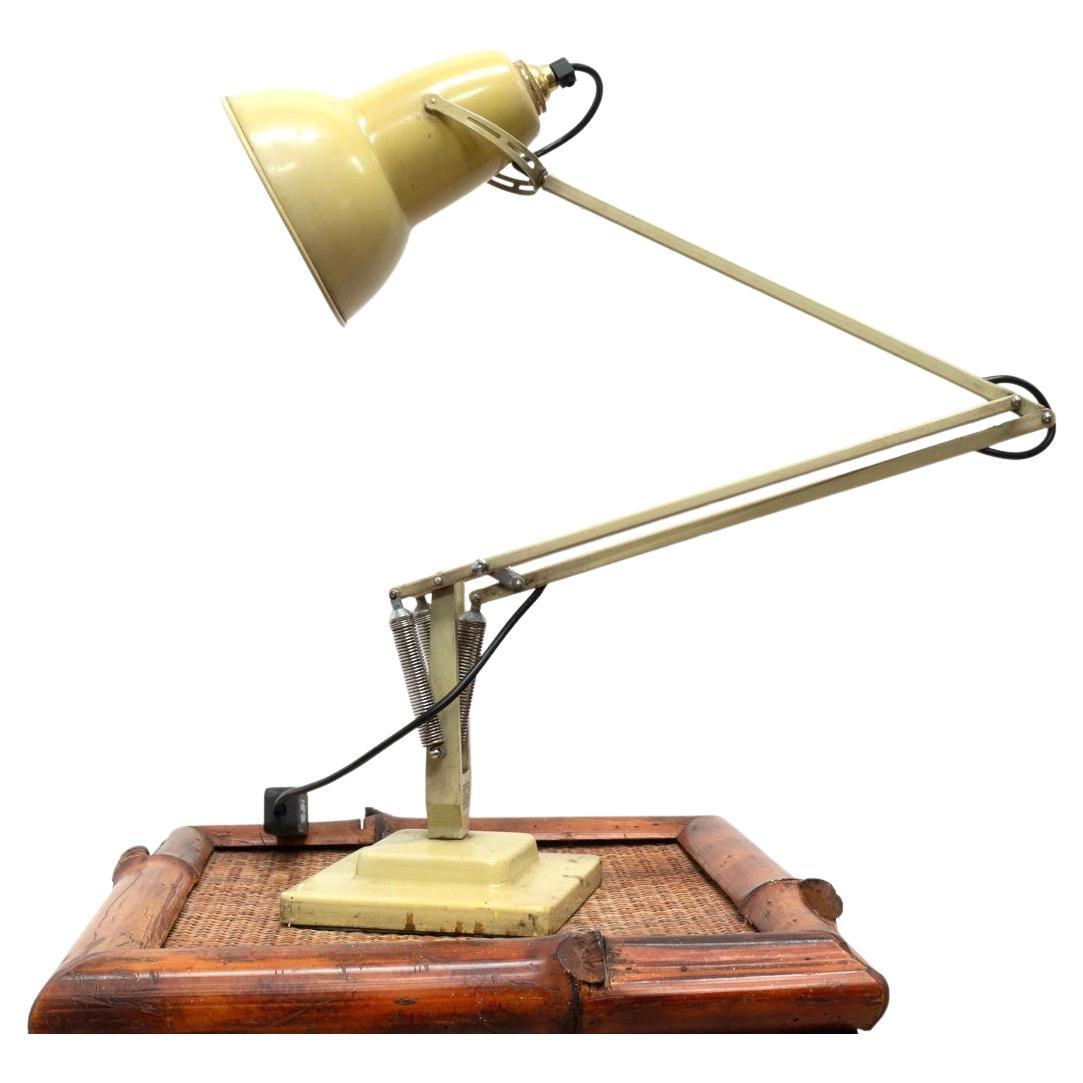 Lampe de bureau industrielle d'origine Herbert Terry Anglepoise, modèle 1227 en vente