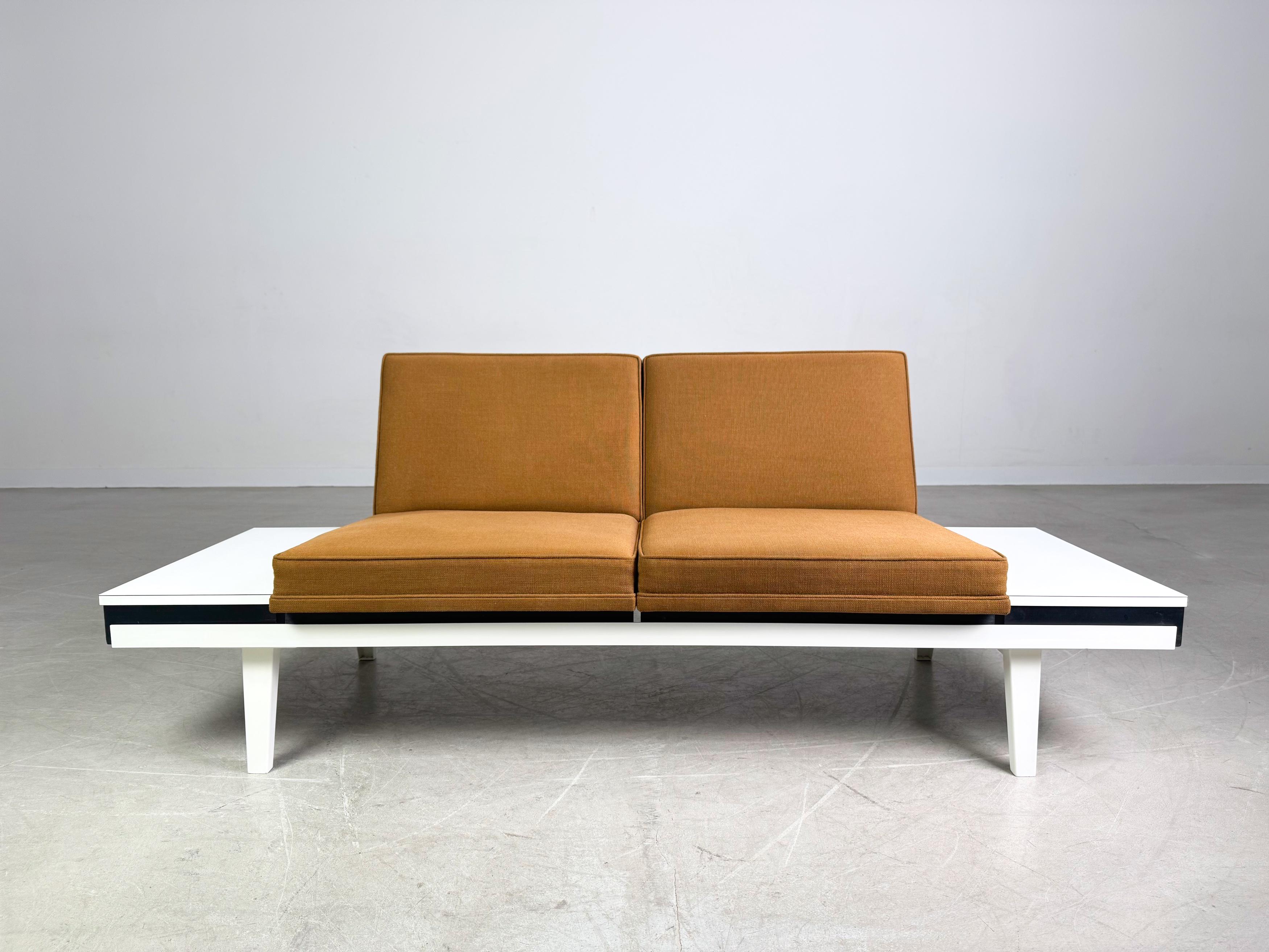 Original Herman Miller Midcentury Sofa steel frame Couch George Nelson