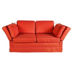 Divano originale Himolla Vintage Spanisches Sofa rot Kaminsofa