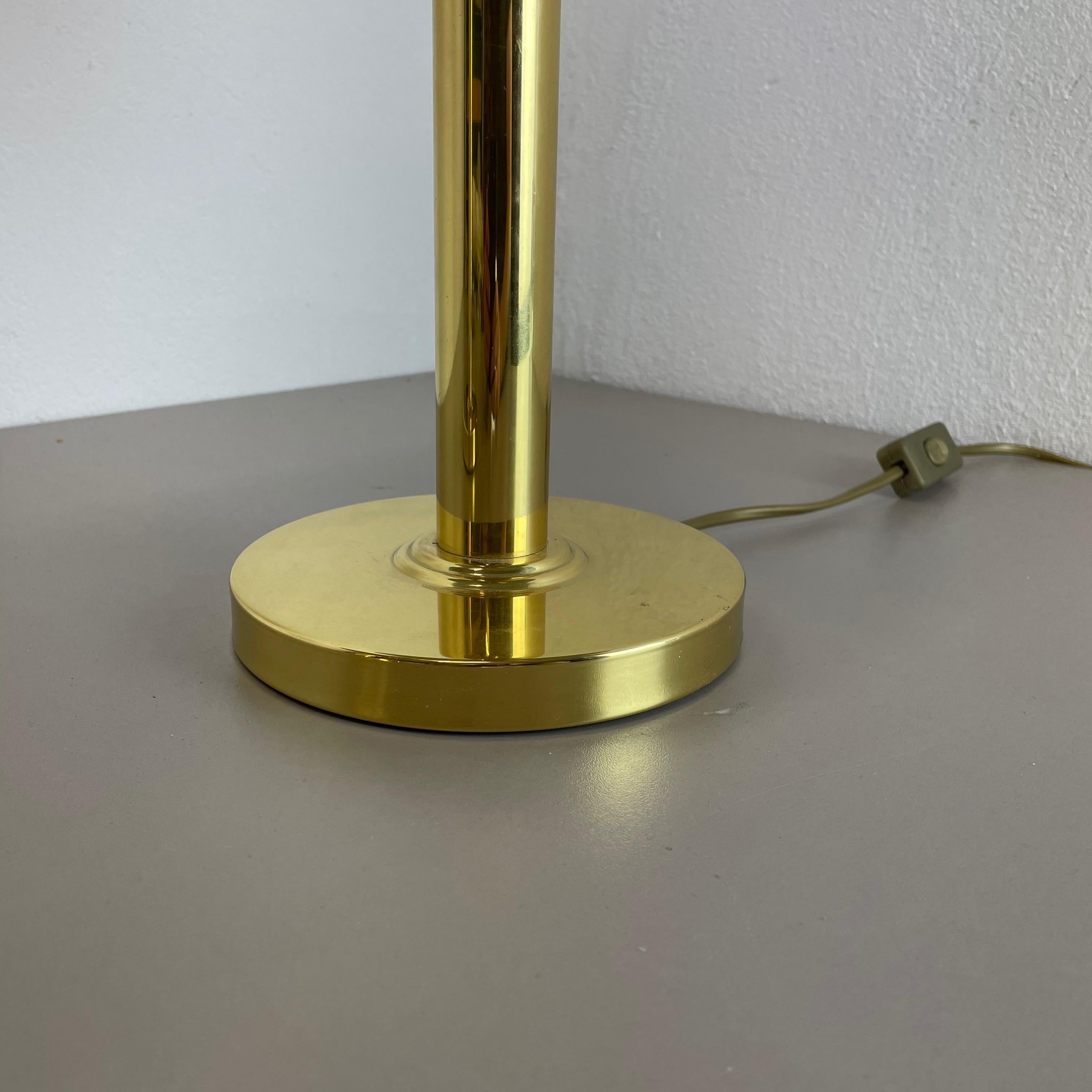 set of 2 Hollywood Regency Mushroom Brass Sputnik Table Light, Italy, 1980s 5