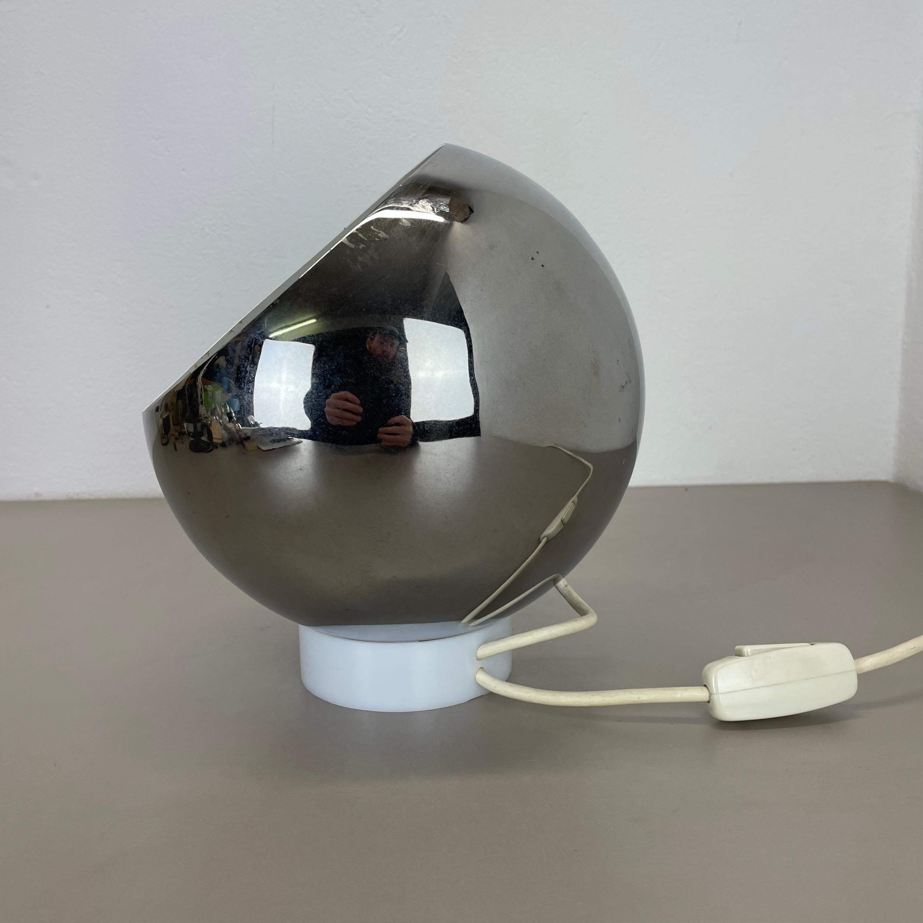 Originale lampada da tavolo a sfera Sputnik in stile Hollywood Regency, Italia anni '70 in vendita 6