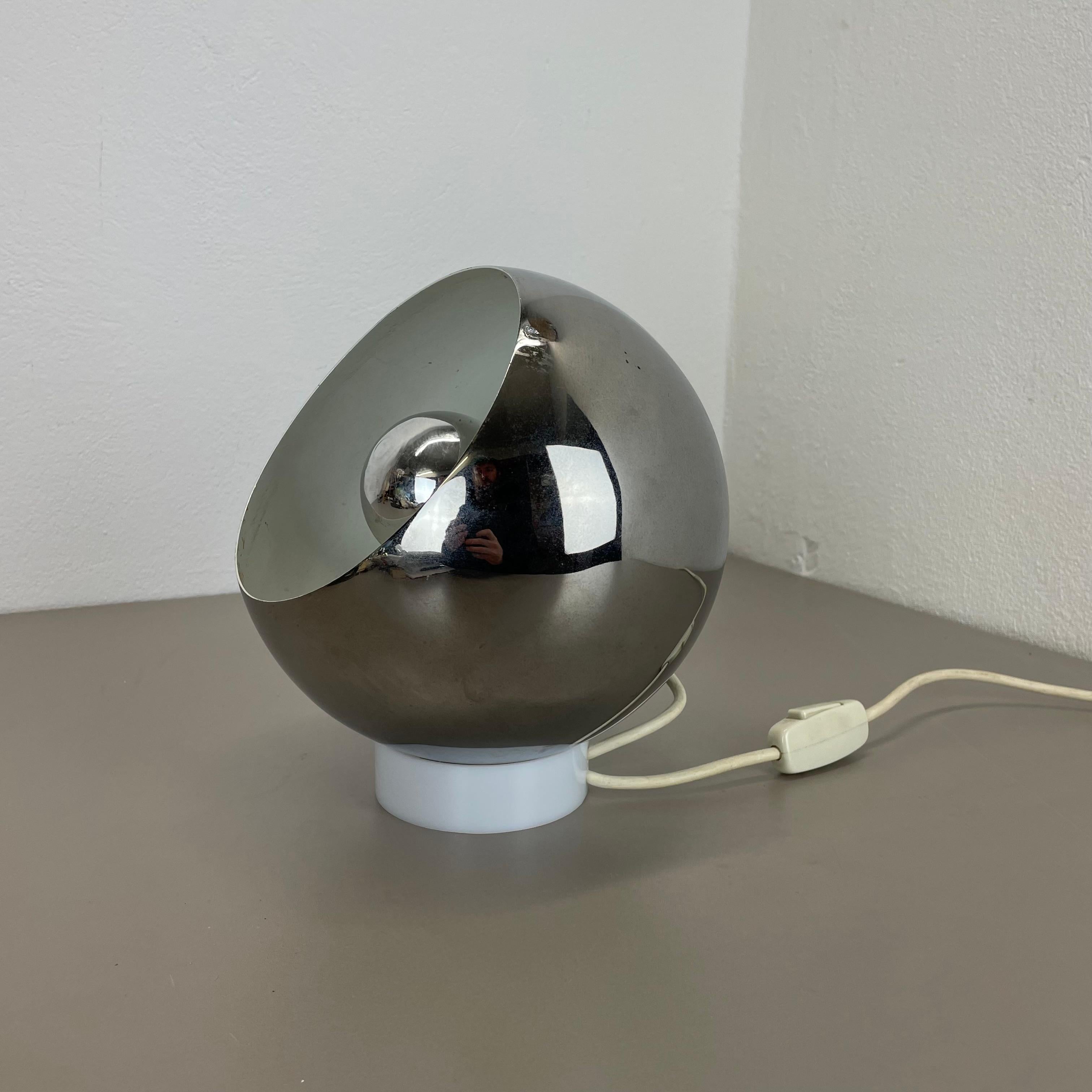 Originale lampada da tavolo a sfera Sputnik in stile Hollywood Regency, Italia anni '70 in vendita 11