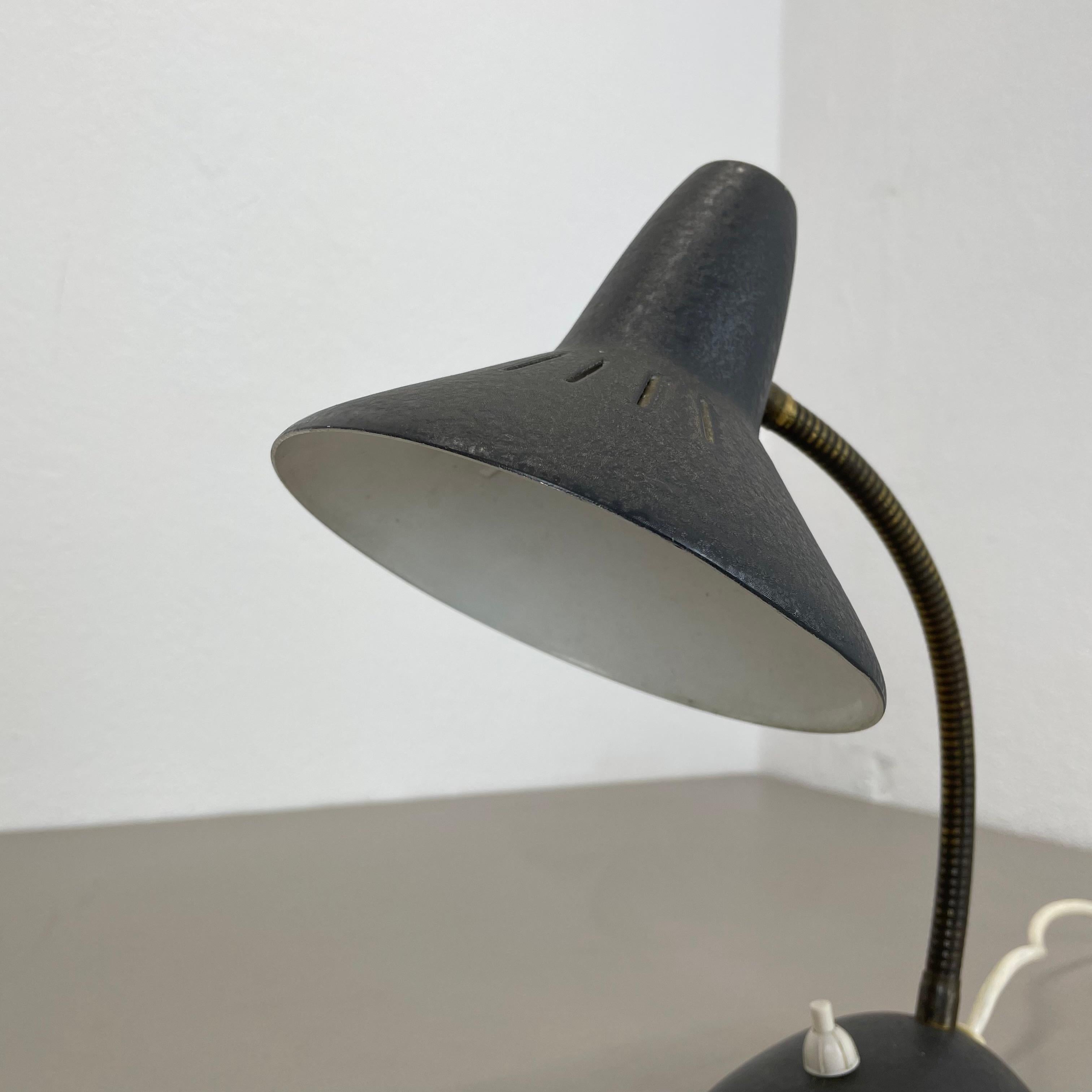 Original Hollywood Regency Stilnovo Style Brass Sputnik Table Light, Italy 1950s For Sale 3