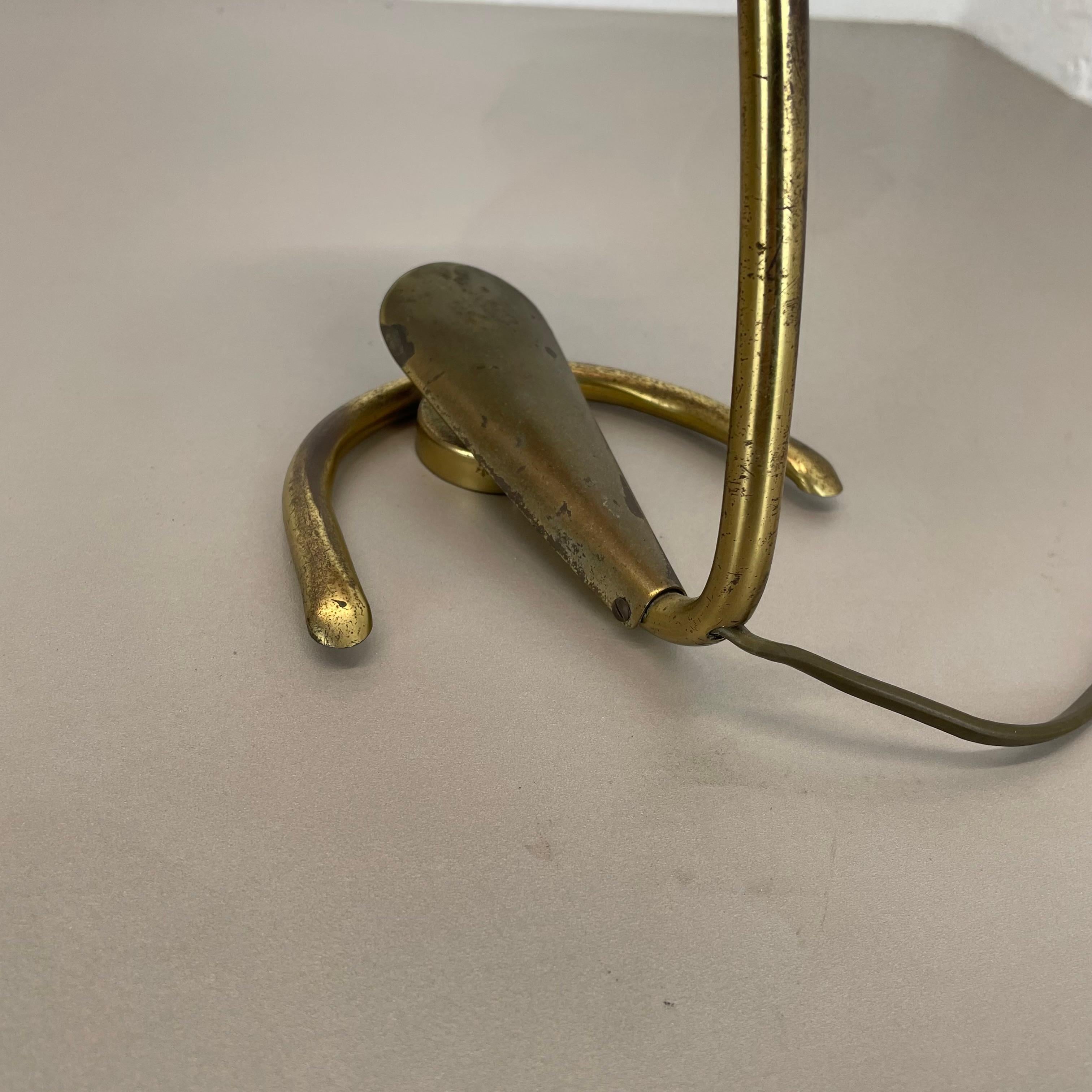 Original Hollywood Regency Stilnovo Style Brass Sputnik Table Light, Italy 1950s For Sale 4