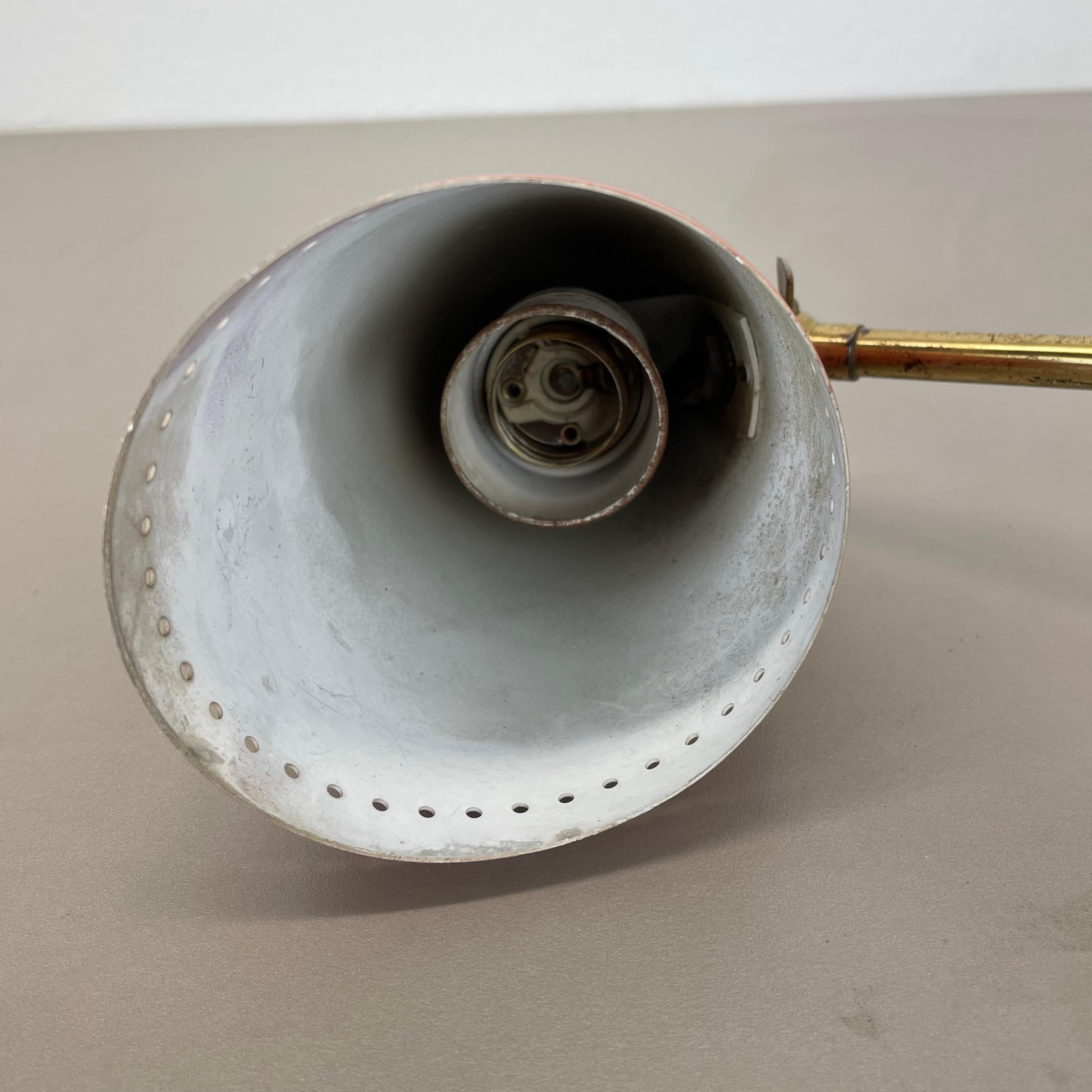 Original Hollywood Regency Stilnovo Style Brass Sputnik Table Light, Italy 1950s For Sale 6
