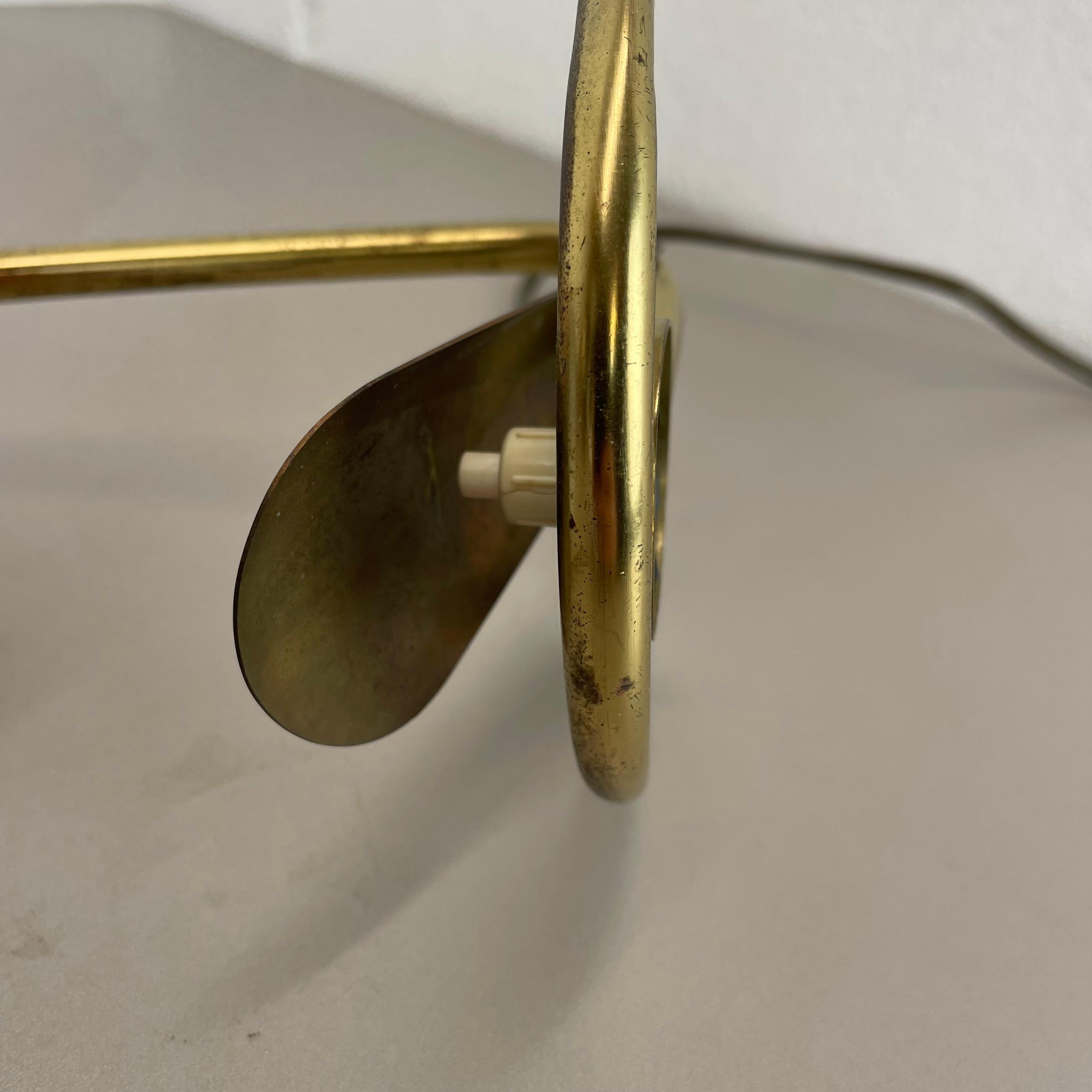 Original Hollywood Regency Stilnovo Style Brass Sputnik Table Light, Italy 1950s For Sale 7
