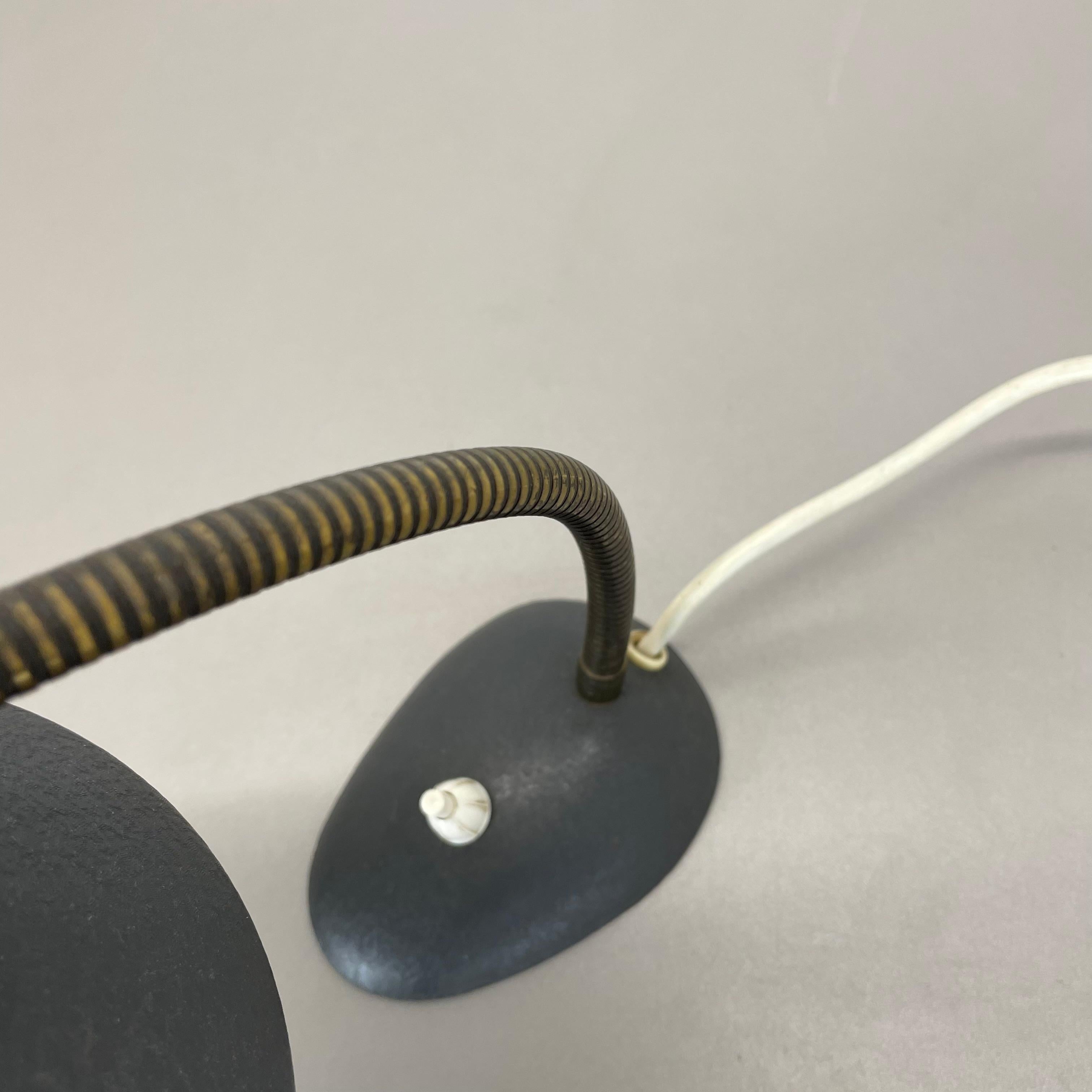 Original Hollywood Regency Stilnovo Style Brass Sputnik Table Light, Italy 1950s For Sale 7
