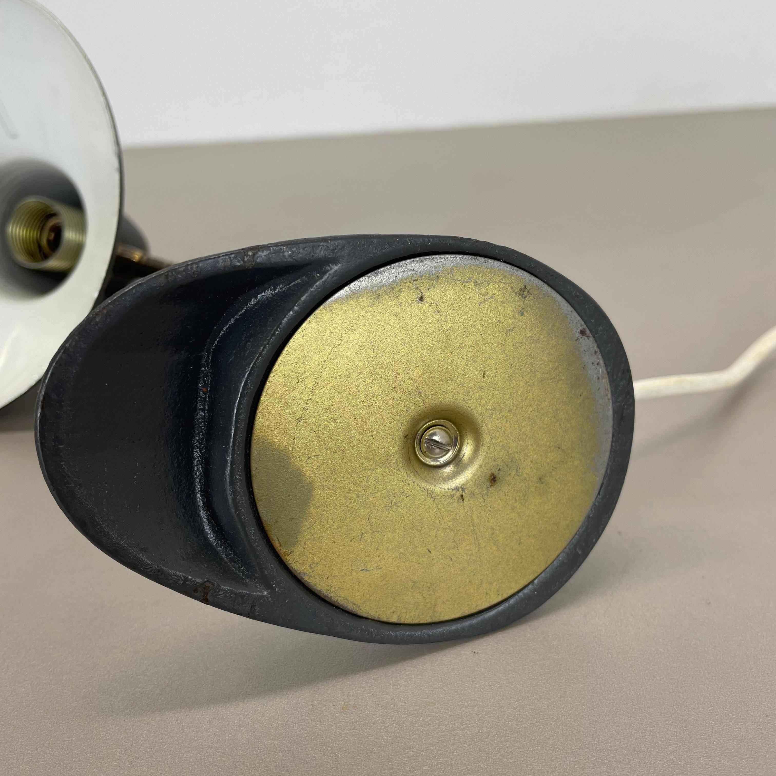 Original Hollywood Regency Stilnovo Style Brass Sputnik Table Light, Italy 1950s For Sale 9