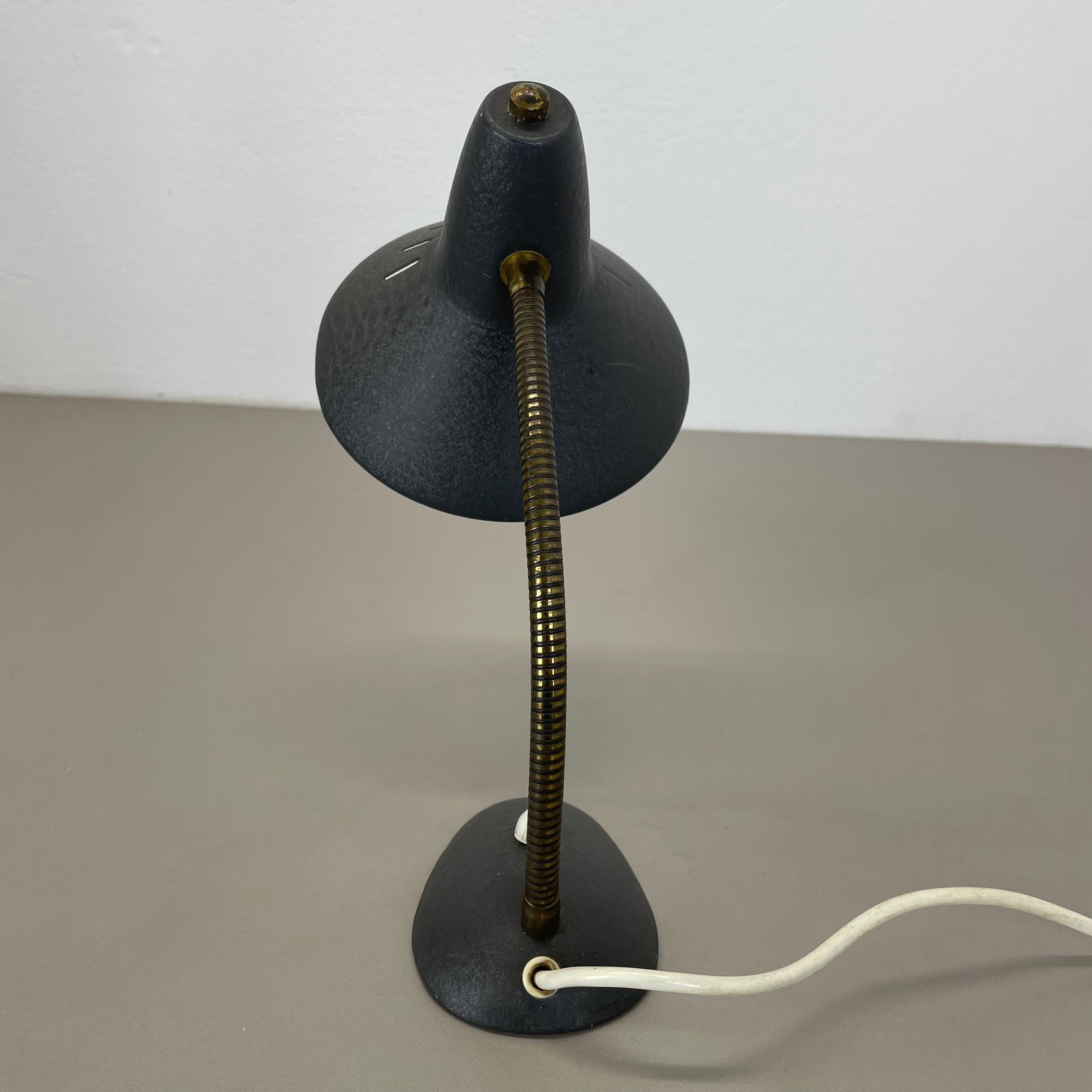 Original Hollywood Regency Stilnovo Style Brass Sputnik Table Light, Italy 1950s For Sale 12