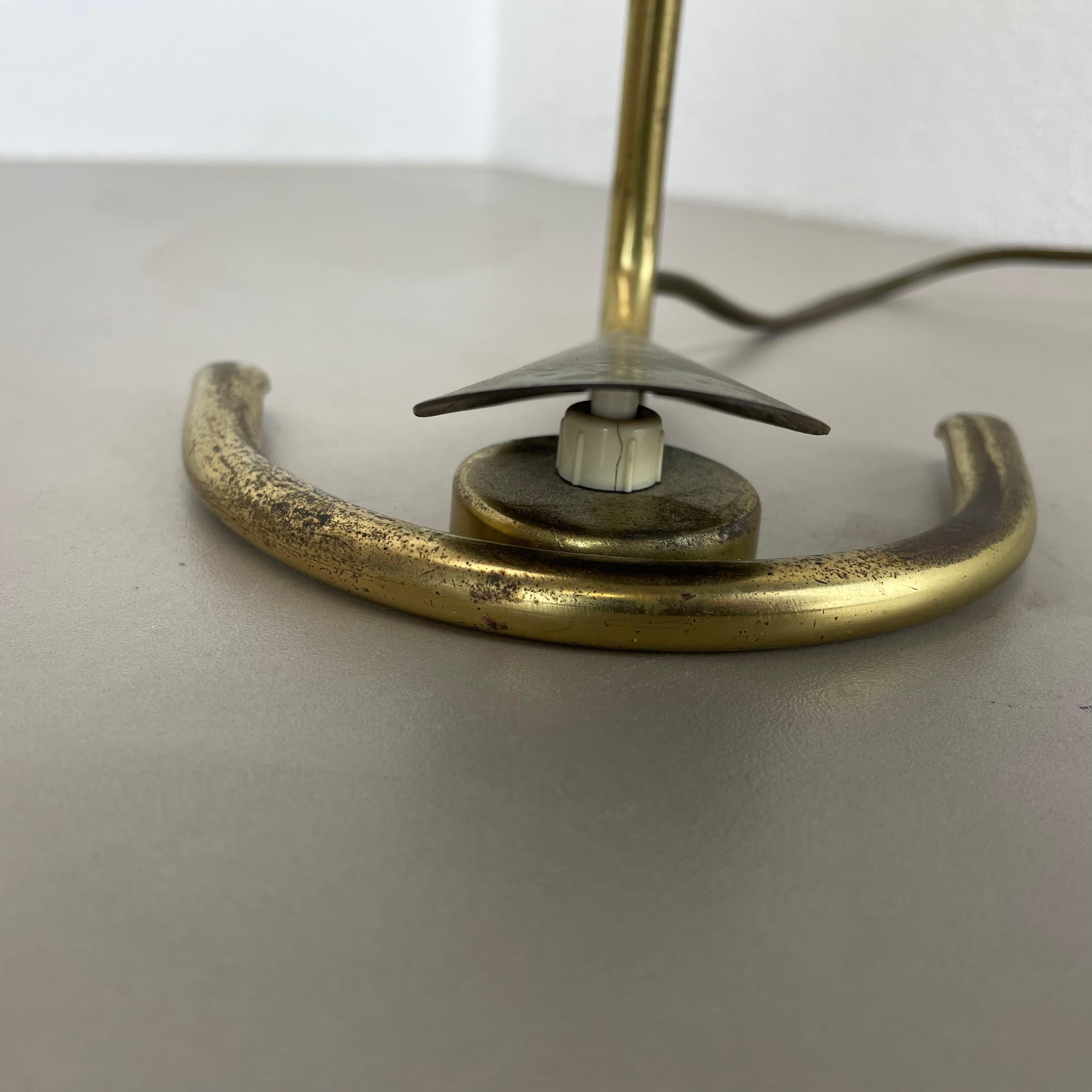 20th Century Original Hollywood Regency Stilnovo Style Brass Sputnik Table Light, Italy 1950s For Sale