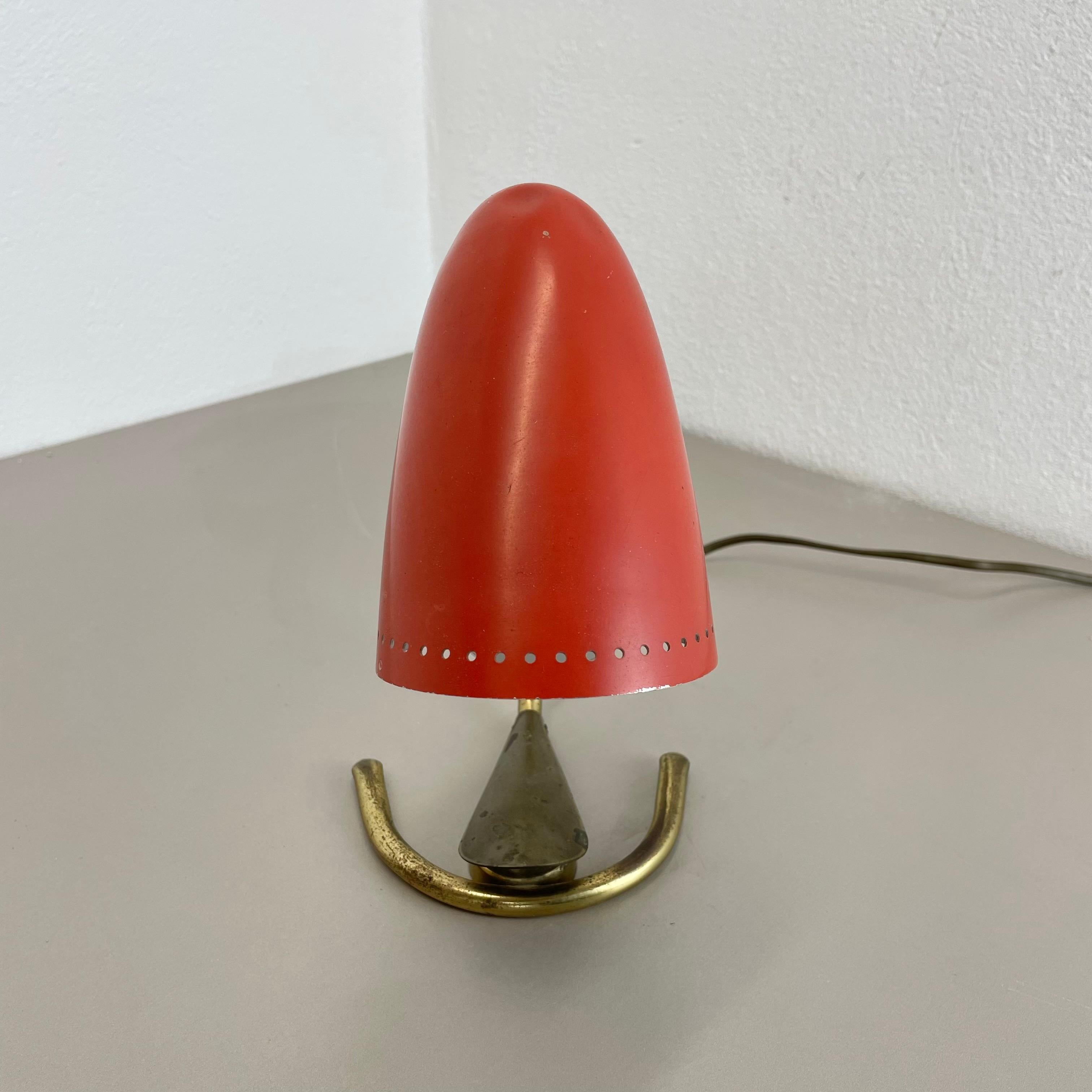 Original Hollywood Regency Stilnovo Style Brass Sputnik Table Light, Italy 1950s For Sale 1