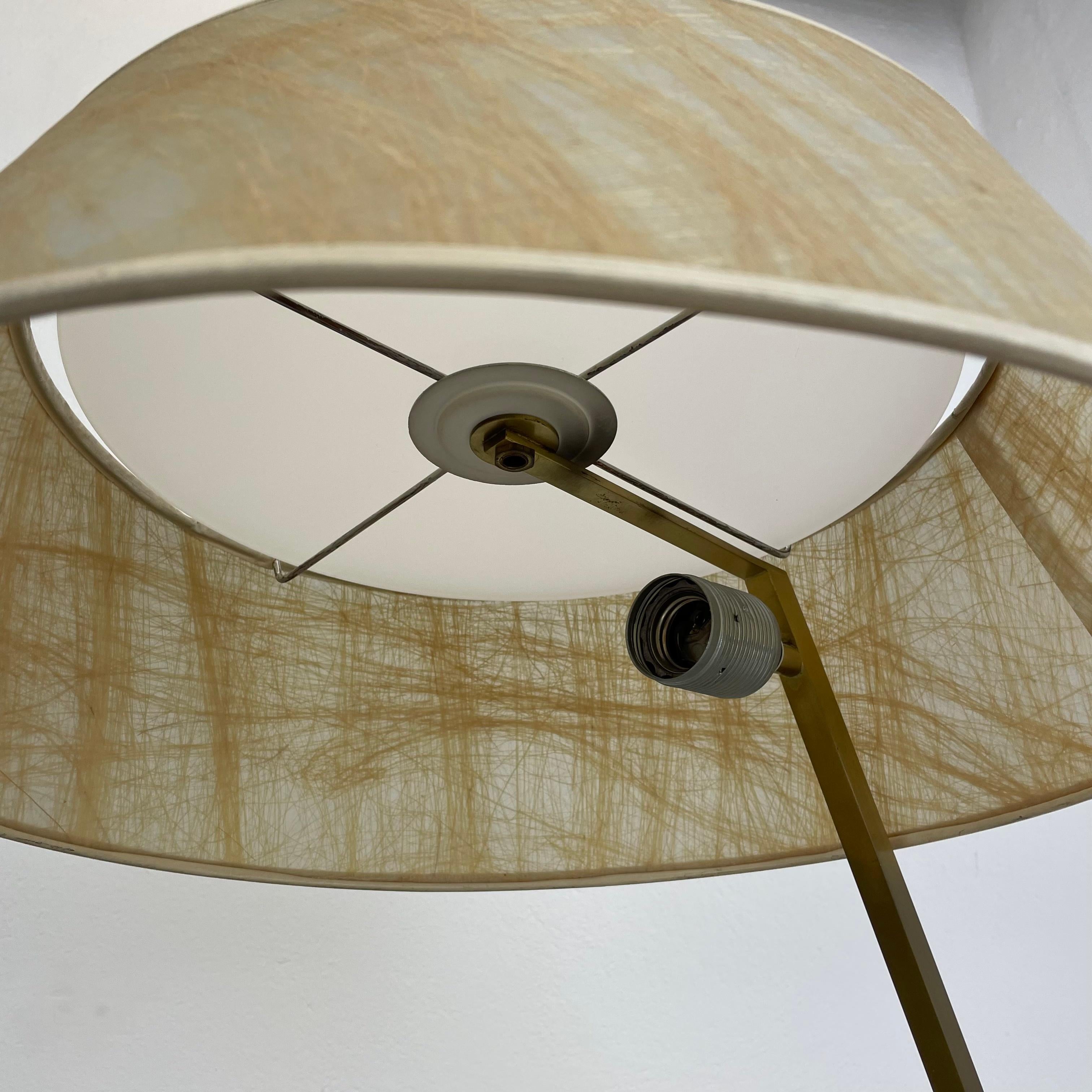 Original Hollywood Regency Stilnovo Style Brass Sputnik Table Light, Italy 1970s For Sale 4