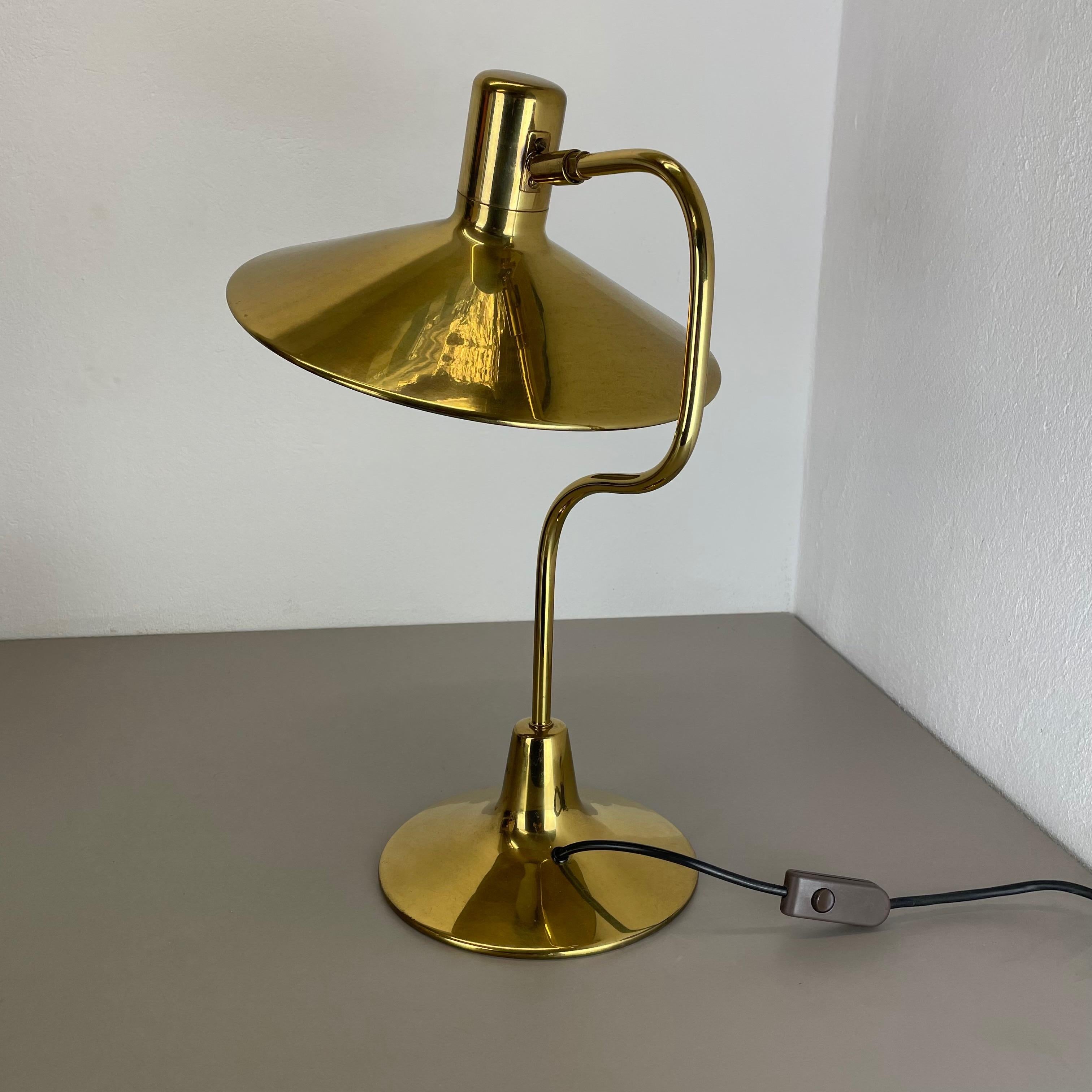 Original Hollywood Regency Stilnovo Style Brass Sputnik Table Light, Italy 1970s For Sale 10