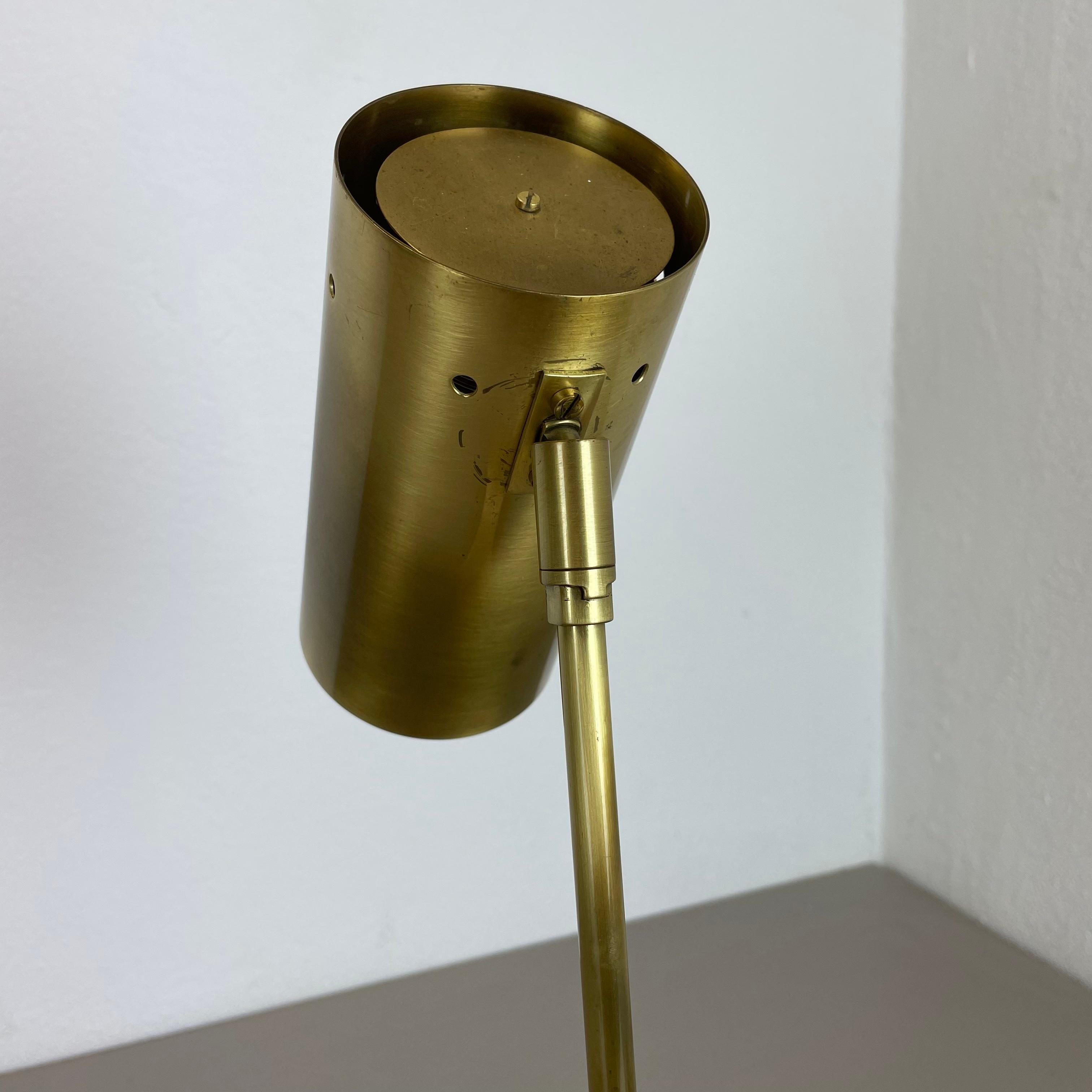 Original Lámpara de mesa Sputnik de latón estilo Hollywood Regency Stilnovo, Italia Años 70 en venta 11