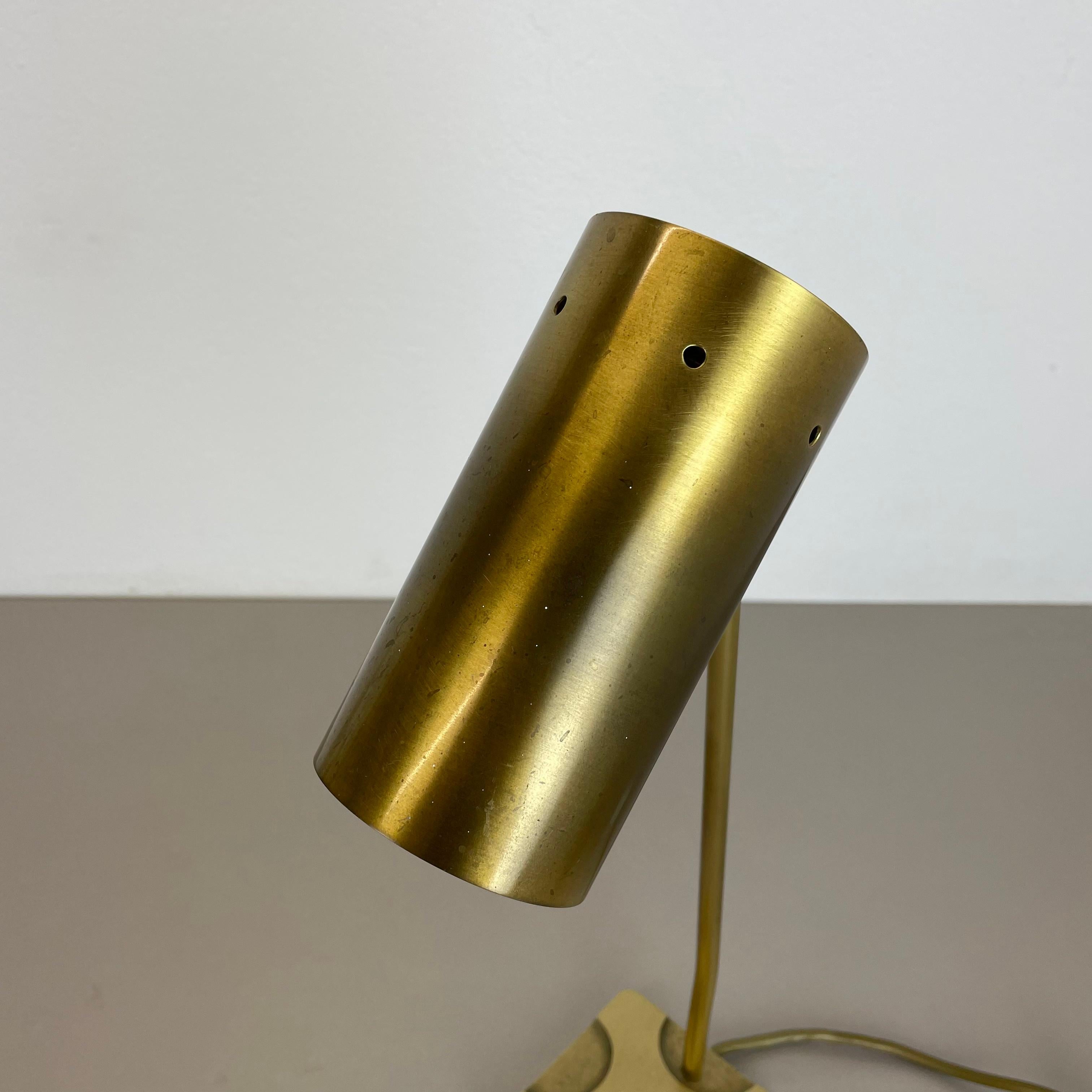 20th Century Original Hollywood Regency Stilnovo Style Brass Sputnik Table Light, Italy 1970s For Sale