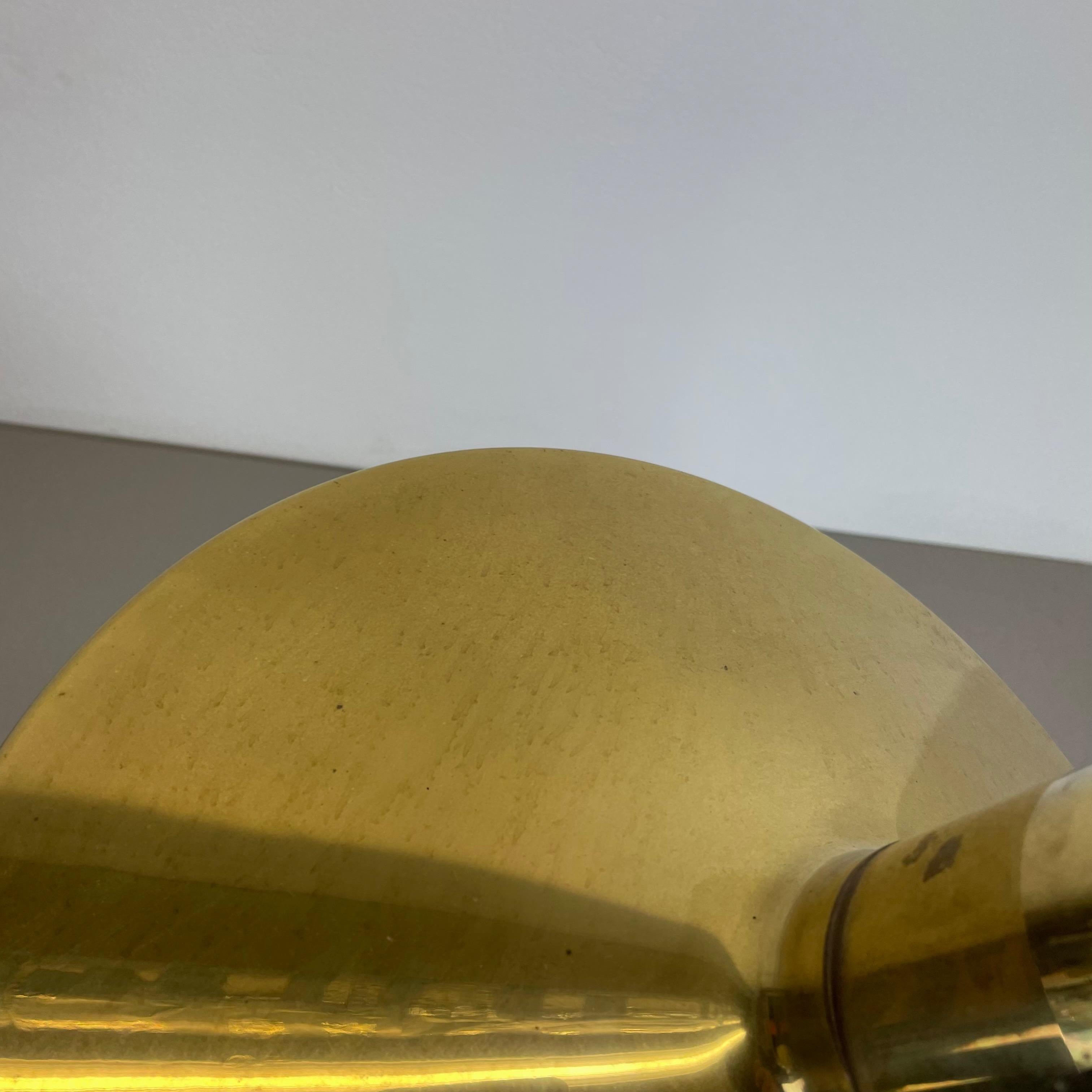 Metal Original Hollywood Regency Stilnovo Style Brass Sputnik Table Light, Italy 1970s For Sale