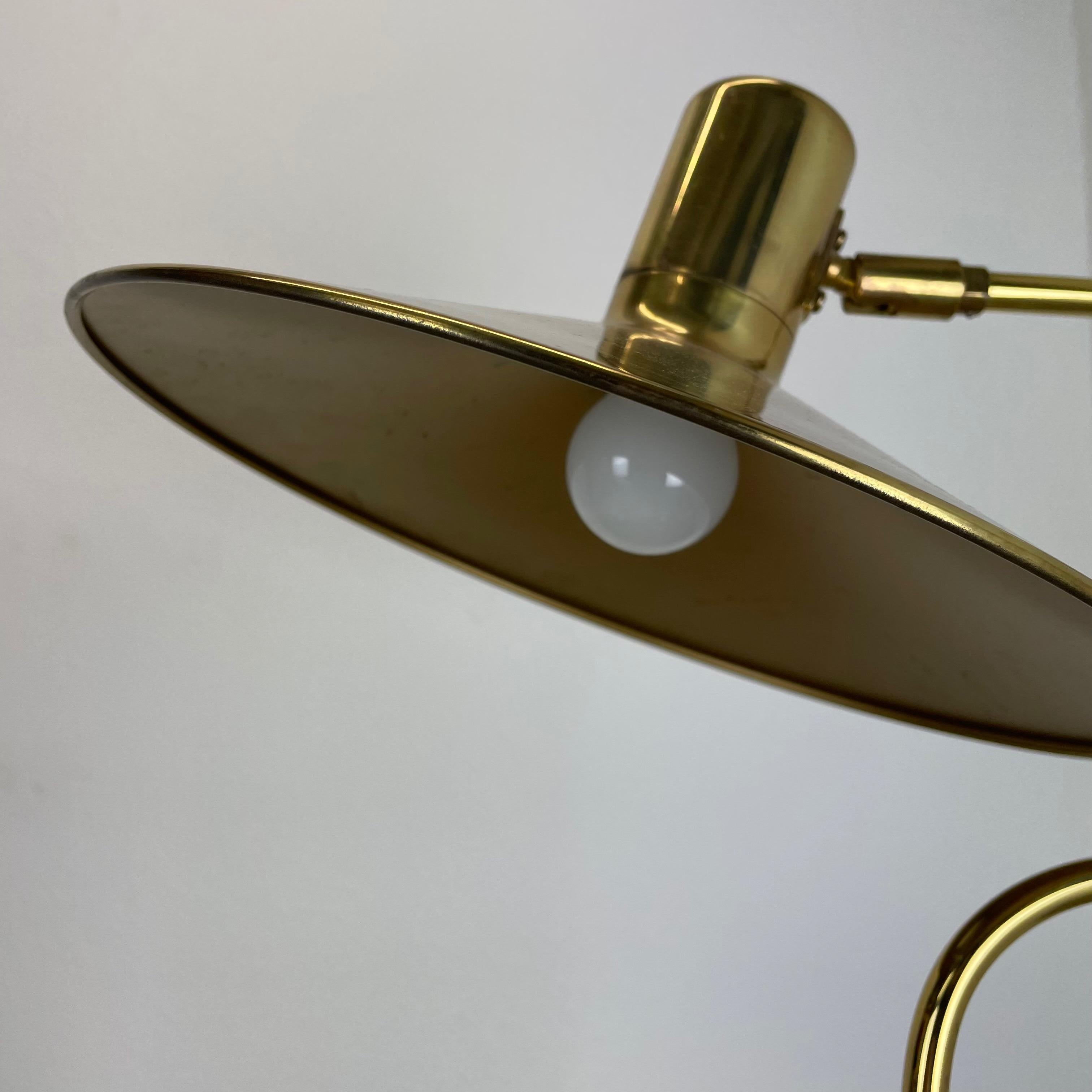 Original Hollywood Regency Stilnovo Style Brass Sputnik Table Light, Italy 1970s For Sale 2
