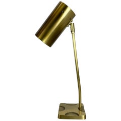 Original Lámpara de mesa Sputnik de latón estilo Hollywood Regency Stilnovo, Italia Años 70