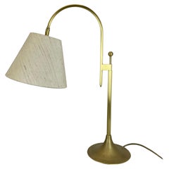 Vintage Original Hollywood Regency Stilnovo Style Brass Sputnik Table Light, Italy 1970s