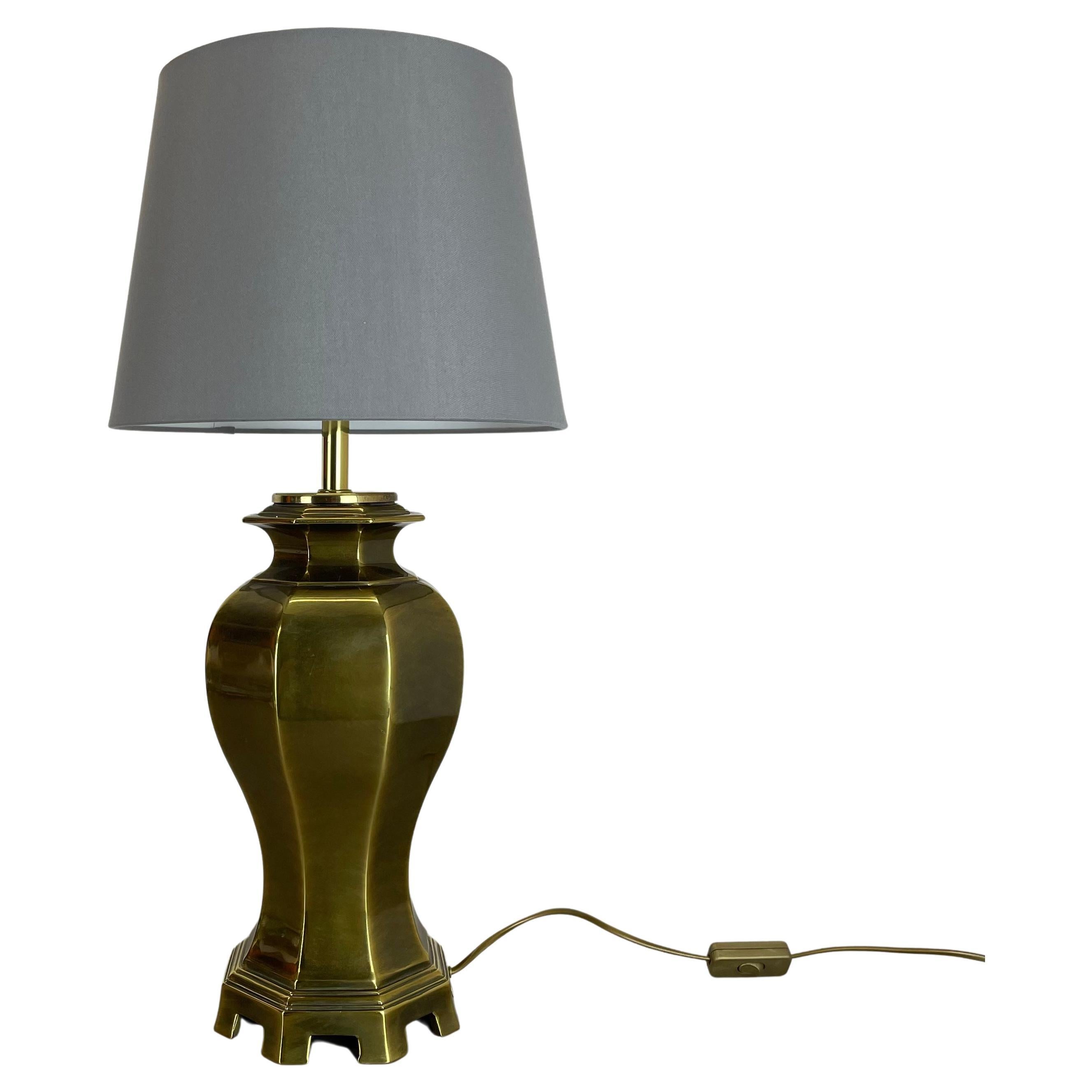 Original Hollywood Regency Stilnovo Style Brass Sputnik Table Light, Italy 1970s For Sale