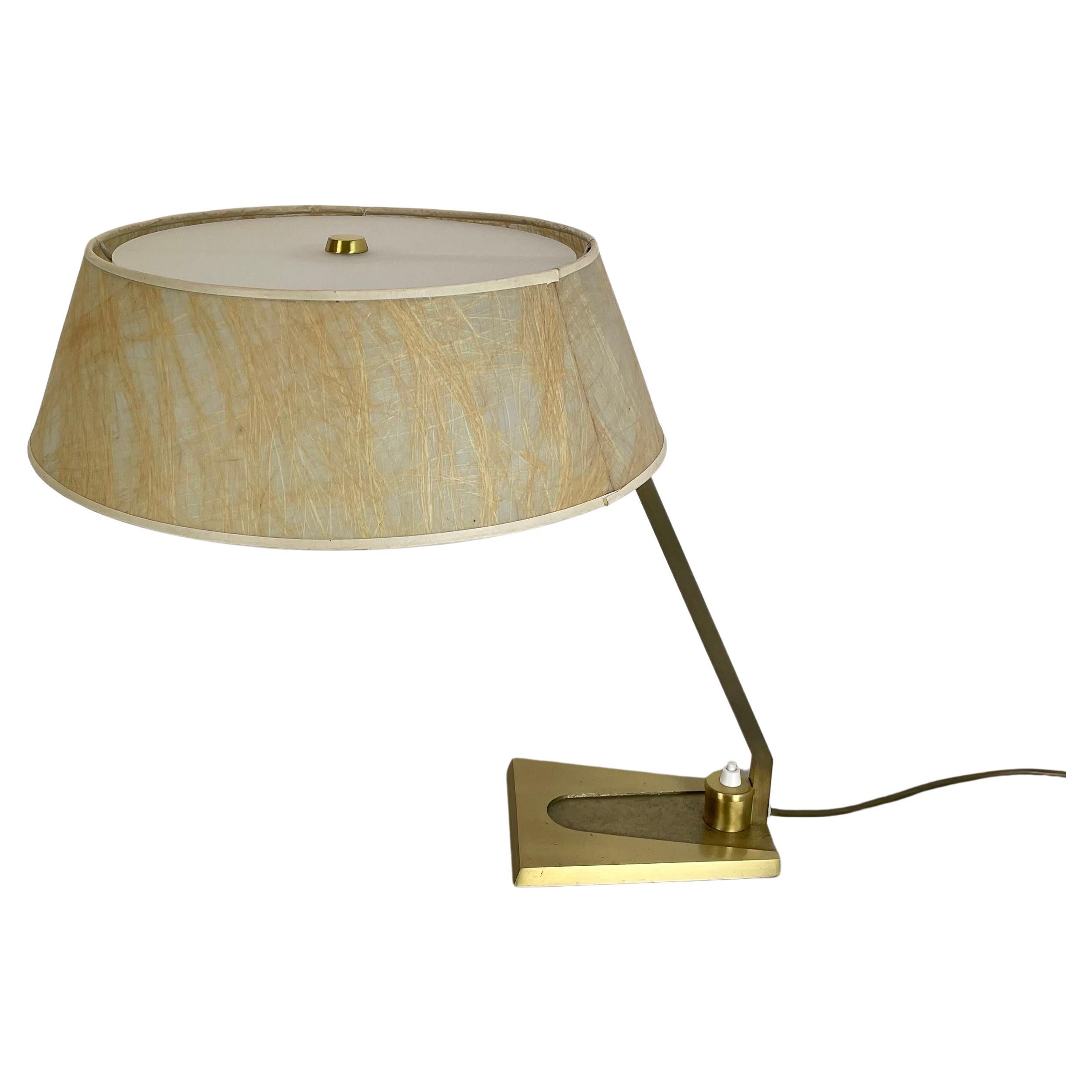 Original Hollywood Regency Stilnovo Style Brass Sputnik Table Light, Italy 1970s