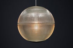 Original Holophane Globe Pendant Light, Paris, France, 1960