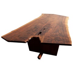 Retro Original Holtz Dining Table by George Nakashima, 1986