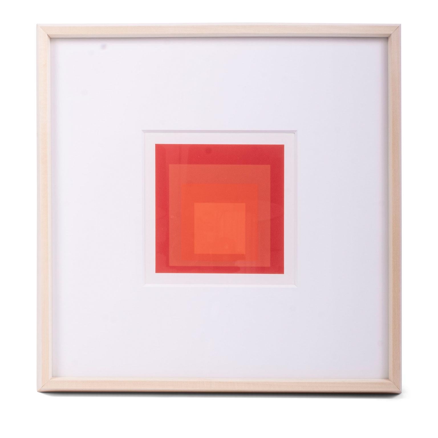 Modern Original Homage to the Square Serigraphs by Josef Albers