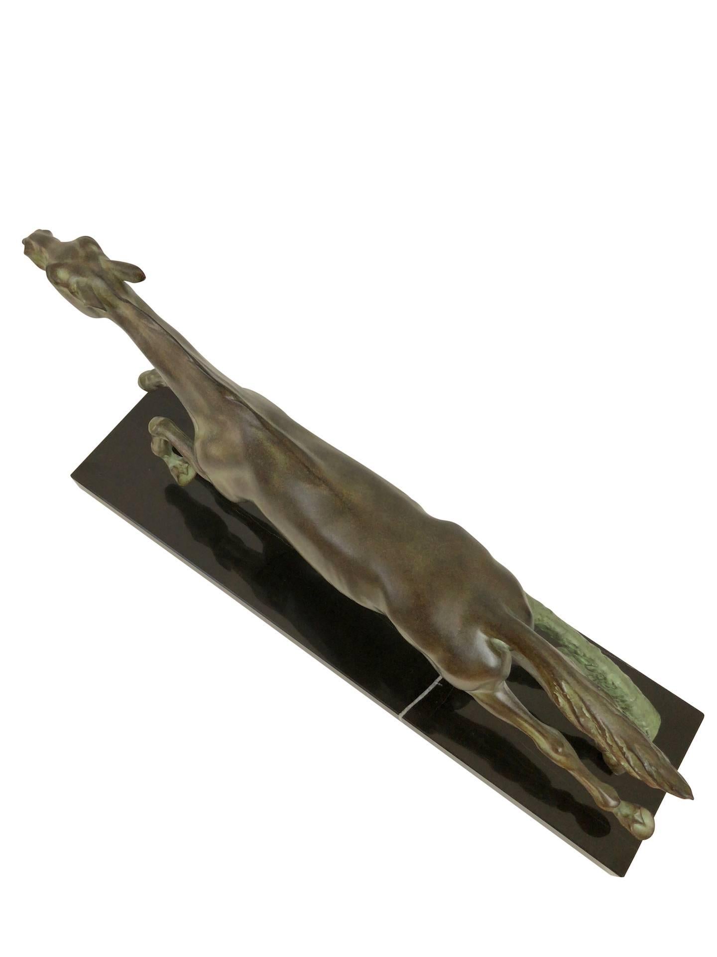 Original Horse Sculpture Fougue by Max Le Verrier 4