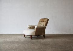 Poltrona originale Howard and Sons, Inghilterra, XIX secolo