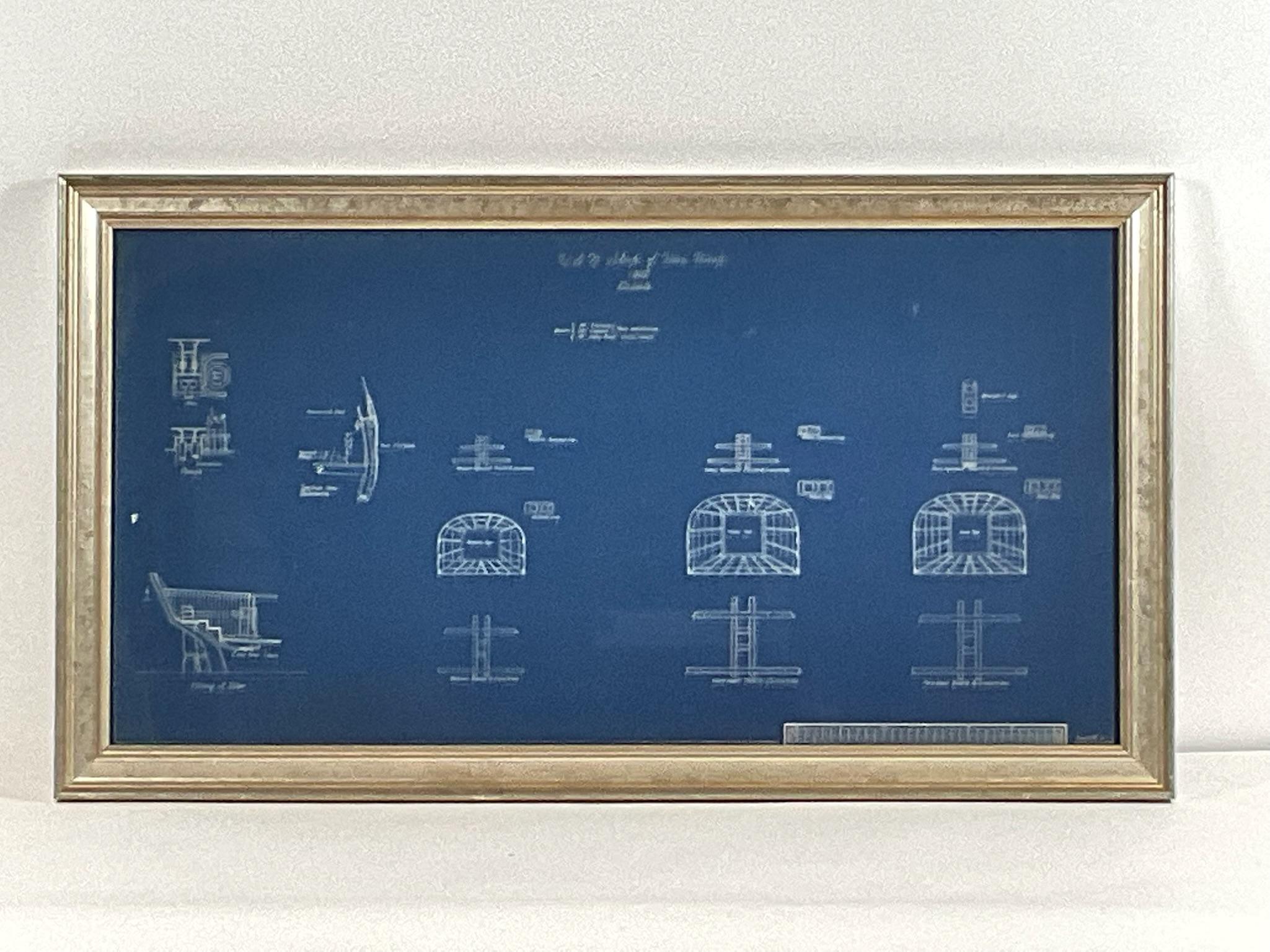 North American Original Howard Chapelle Blueprint Of USS Wasp For Sale
