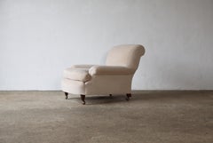 Originaler tief sitzender Sessel aus der Howard-Ära, William Birch, England, 19. Jahrhundert