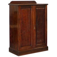 Original Howard & Söhne Nussbaum viktorianischen Gentleman's Cupboard Schiebeböden