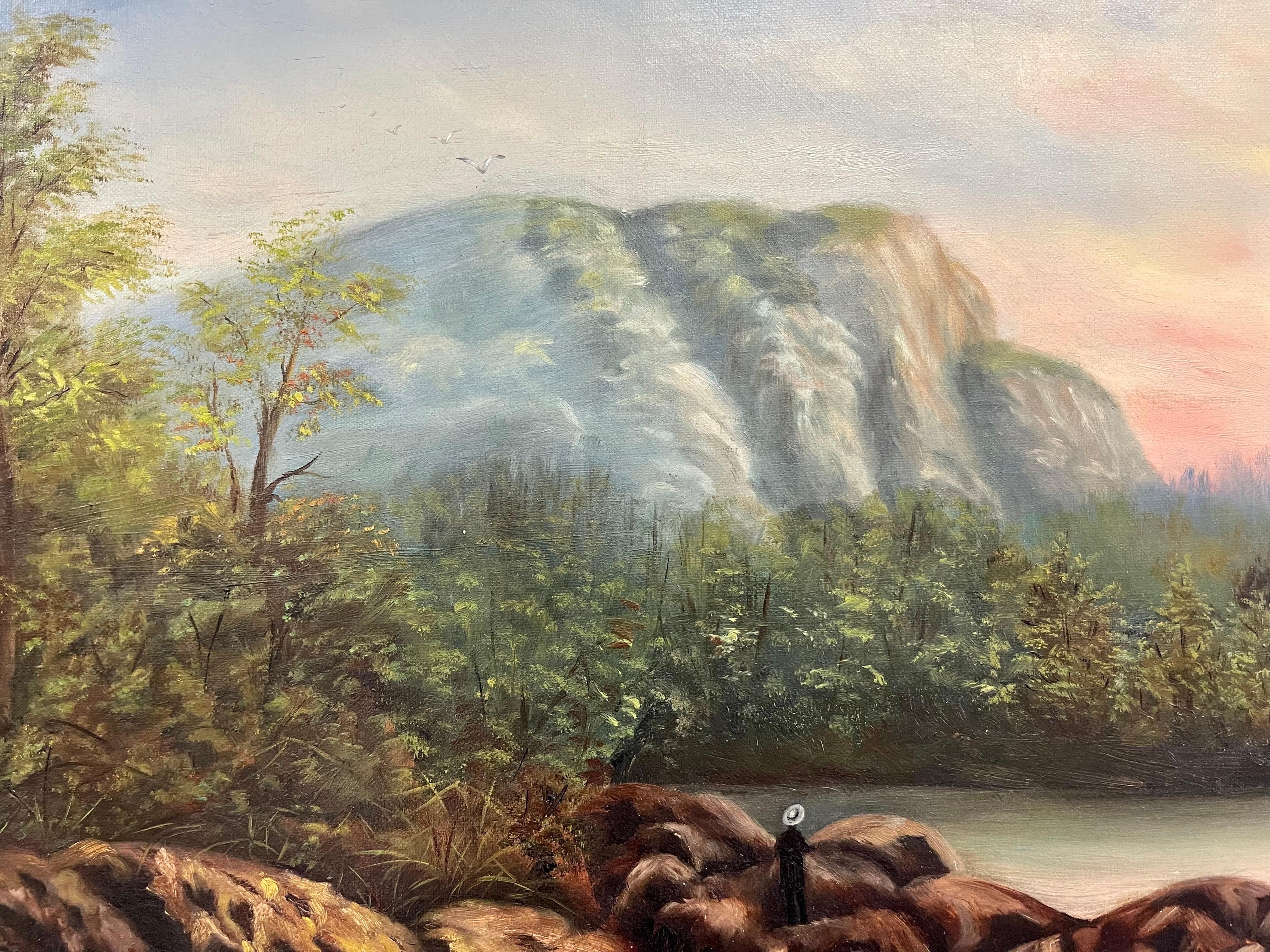 Original Hudson River School Oil Painting 6