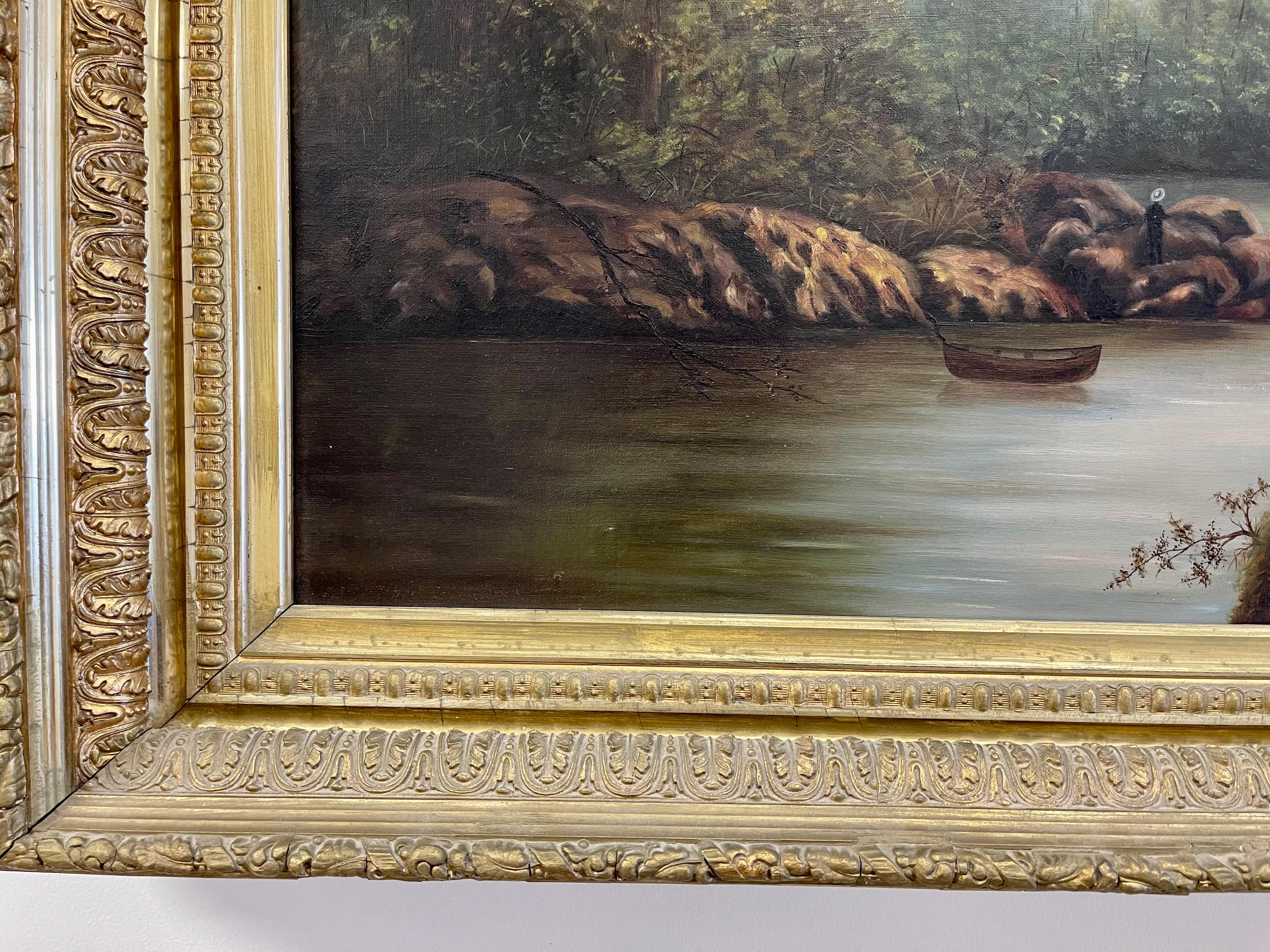 Original Hudson River School Oil Painting 1