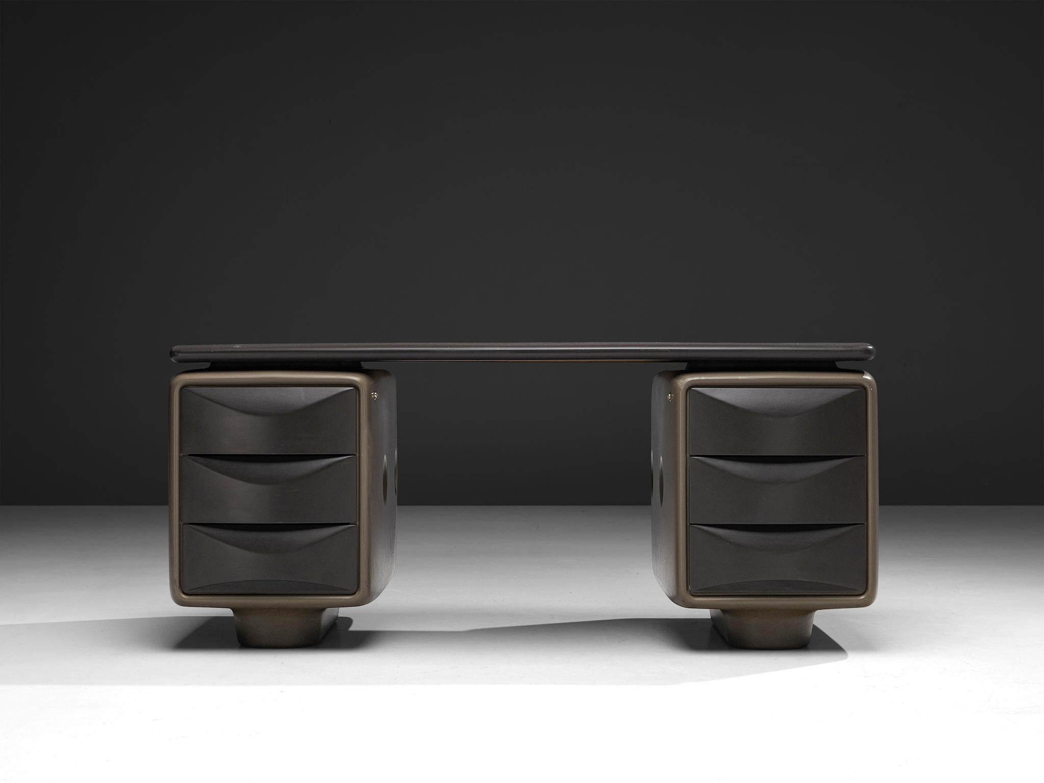 German Original ‘Igl’ Ernest Hofmann for Werndl Free-Standing Desk 'Igl-Jet' For Sale