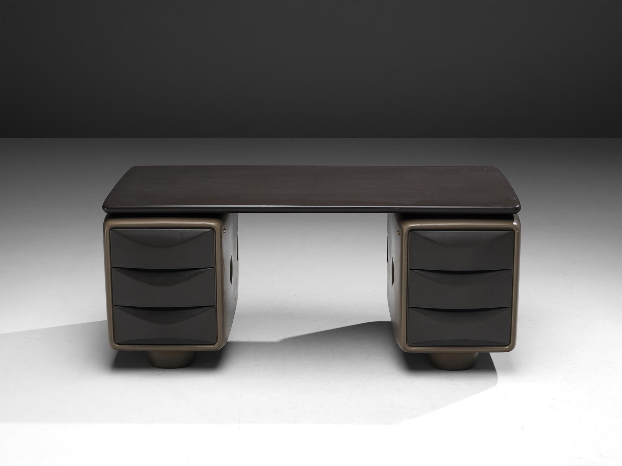 Plastic Original ‘Igl’ Ernest Hofmann for Werndl Free-Standing Desk 'Igl-Jet' For Sale