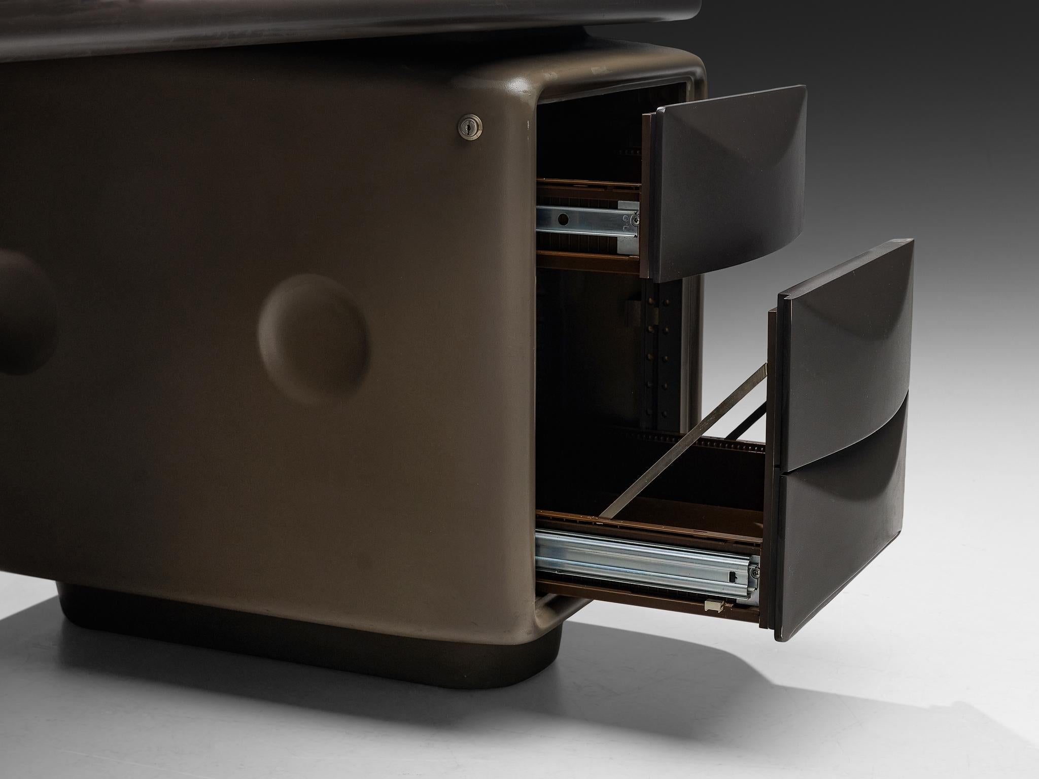 Original ‘Igl’ Ernest Hofmann for Werndl Free-Standing Desk 'Igl-Jet' For Sale 2