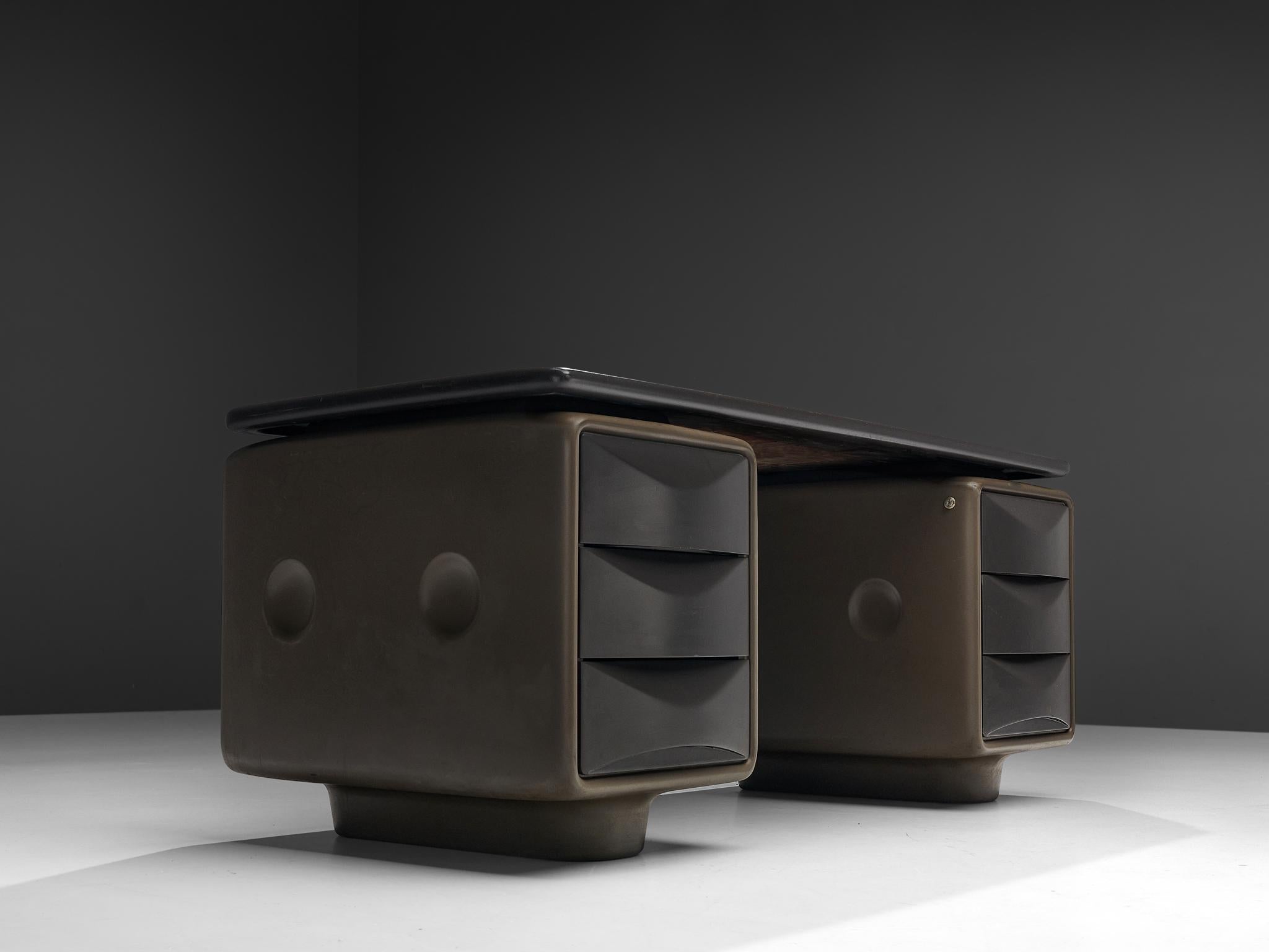 Original 'Igl' Escritorio independiente 'Igl-Jet' de Ernest Hofmann para Werndl en Bueno estado para la venta en Waalwijk, NL