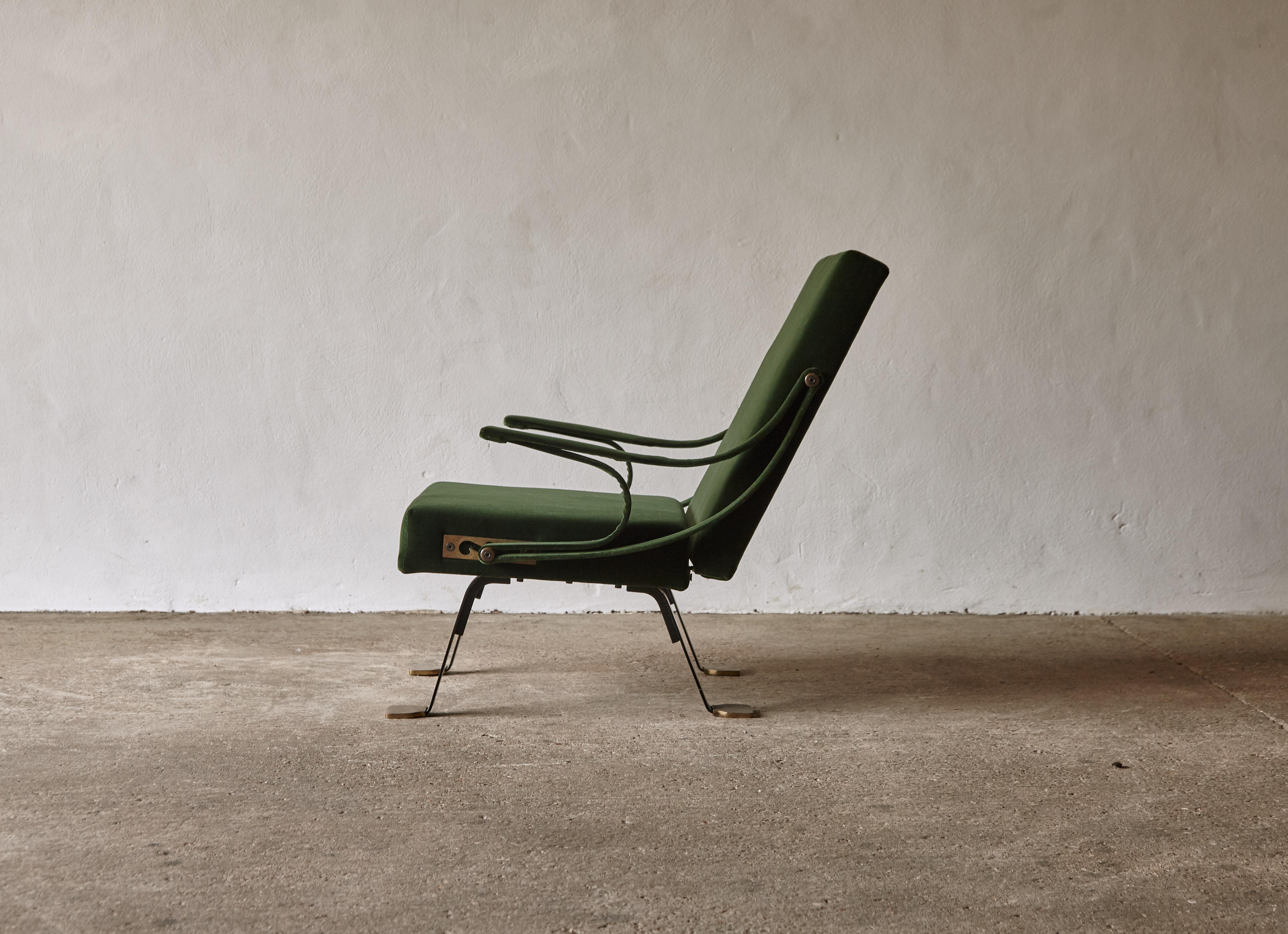 Original Ignazio Gardella Reclining Digamma Chair, 1960s, Italy For Sale 3