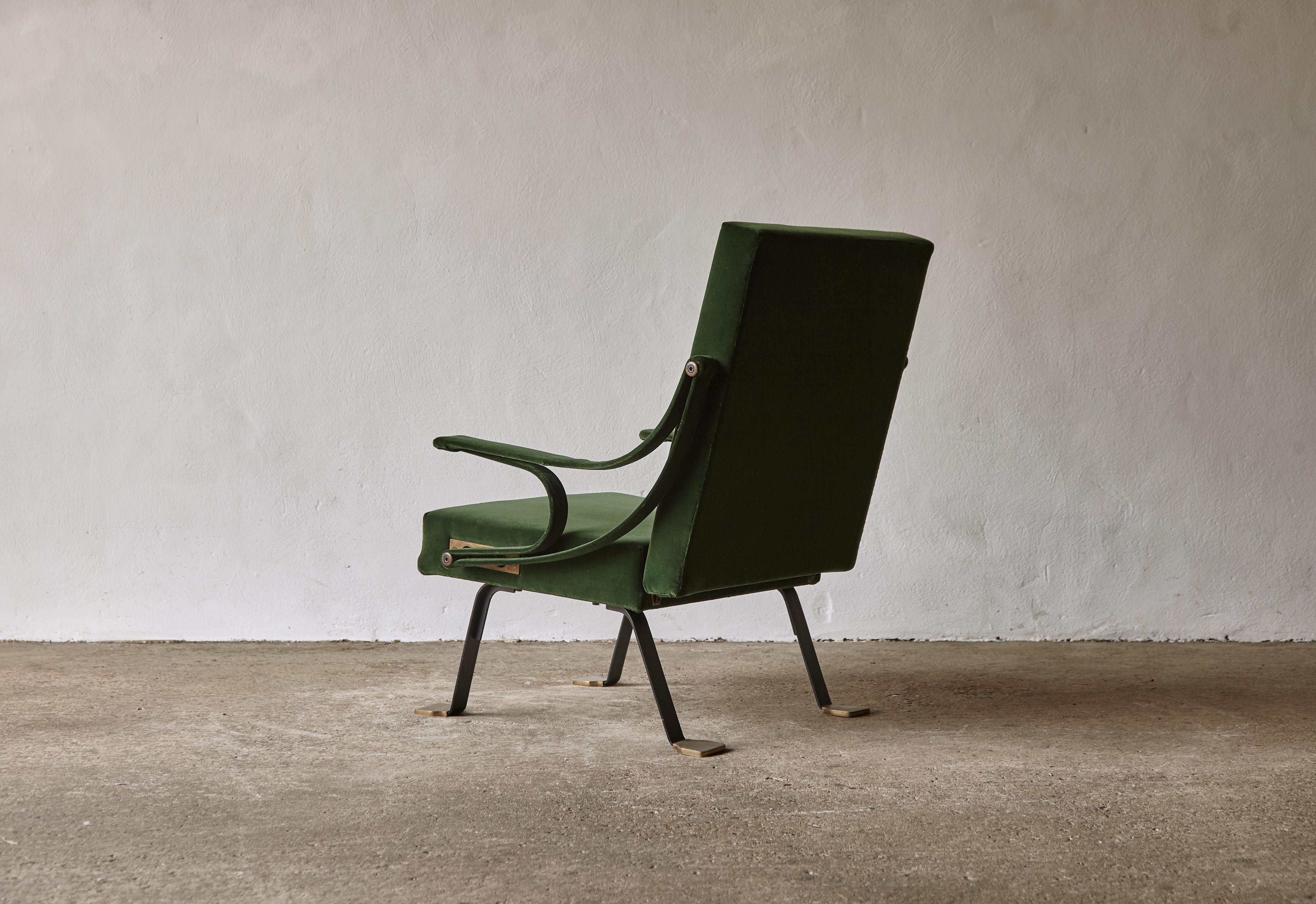 Original Ignazio Gardella Reclining Digamma Chair, 1960s, Italy For Sale 5