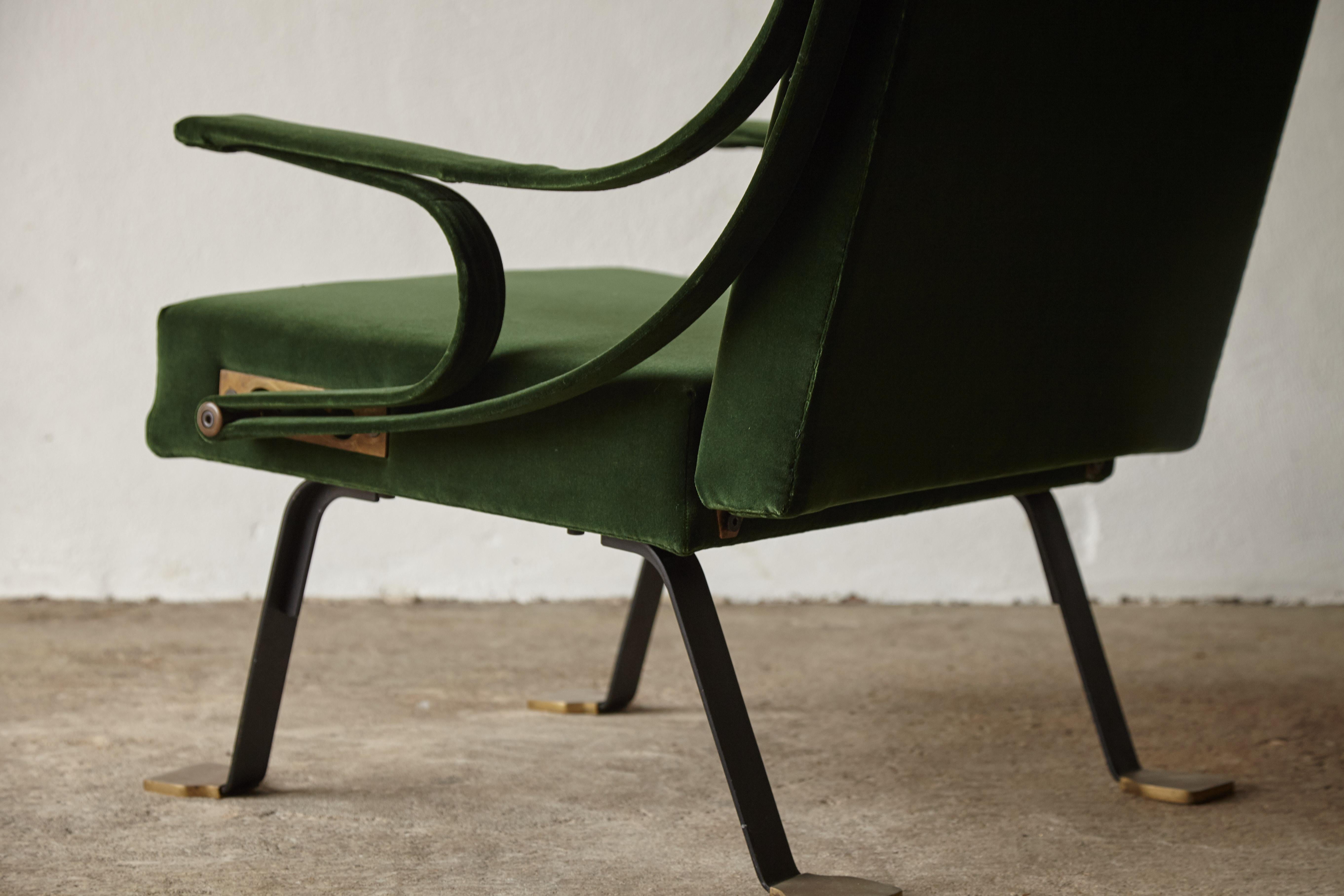 Original Ignazio Gardella Reclining Digamma Chair, 1960s, Italy For Sale 8