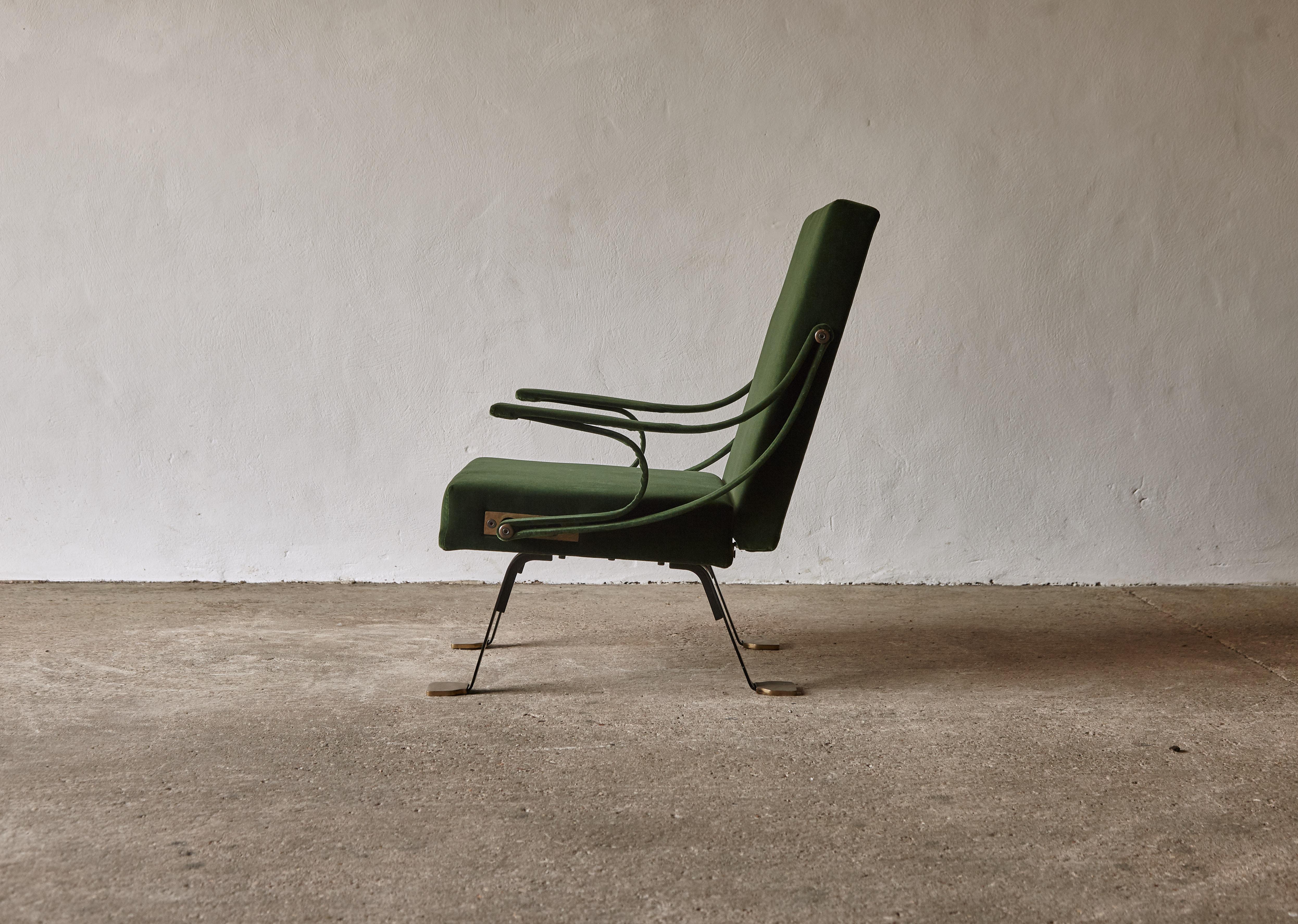 Original Ignazio Gardella Reclining Digamma Chair, 1960s, Italy For Sale 2