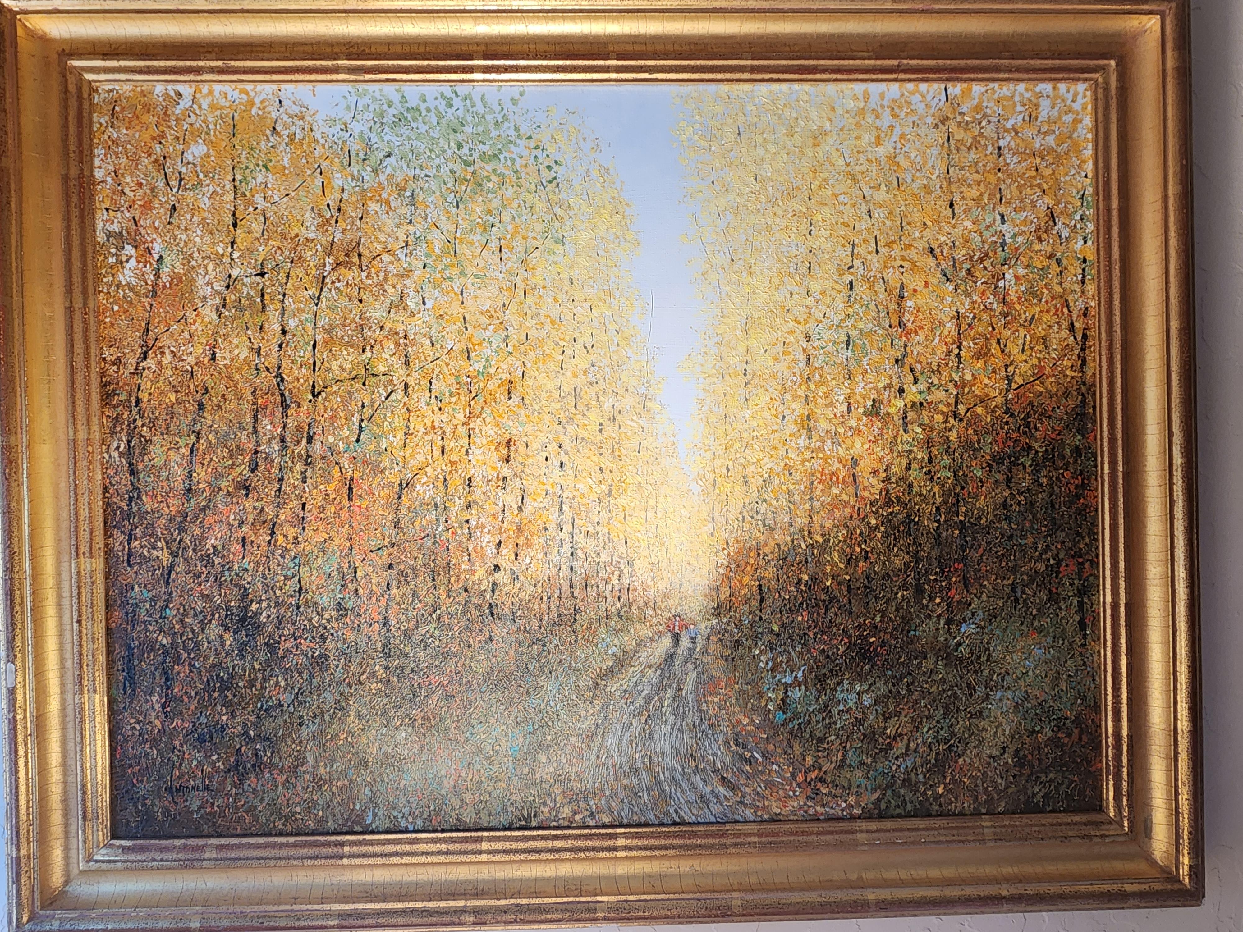 Hand-Painted Original Impressionist Painting by Patrick Antonelle  For Sale