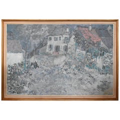 Vintage Original Impressionistic Oil on Canvas by Robert Coutelas "Provence", France