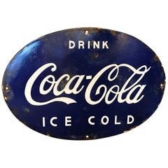 Original Indian Coca Cola Sign, 1950s