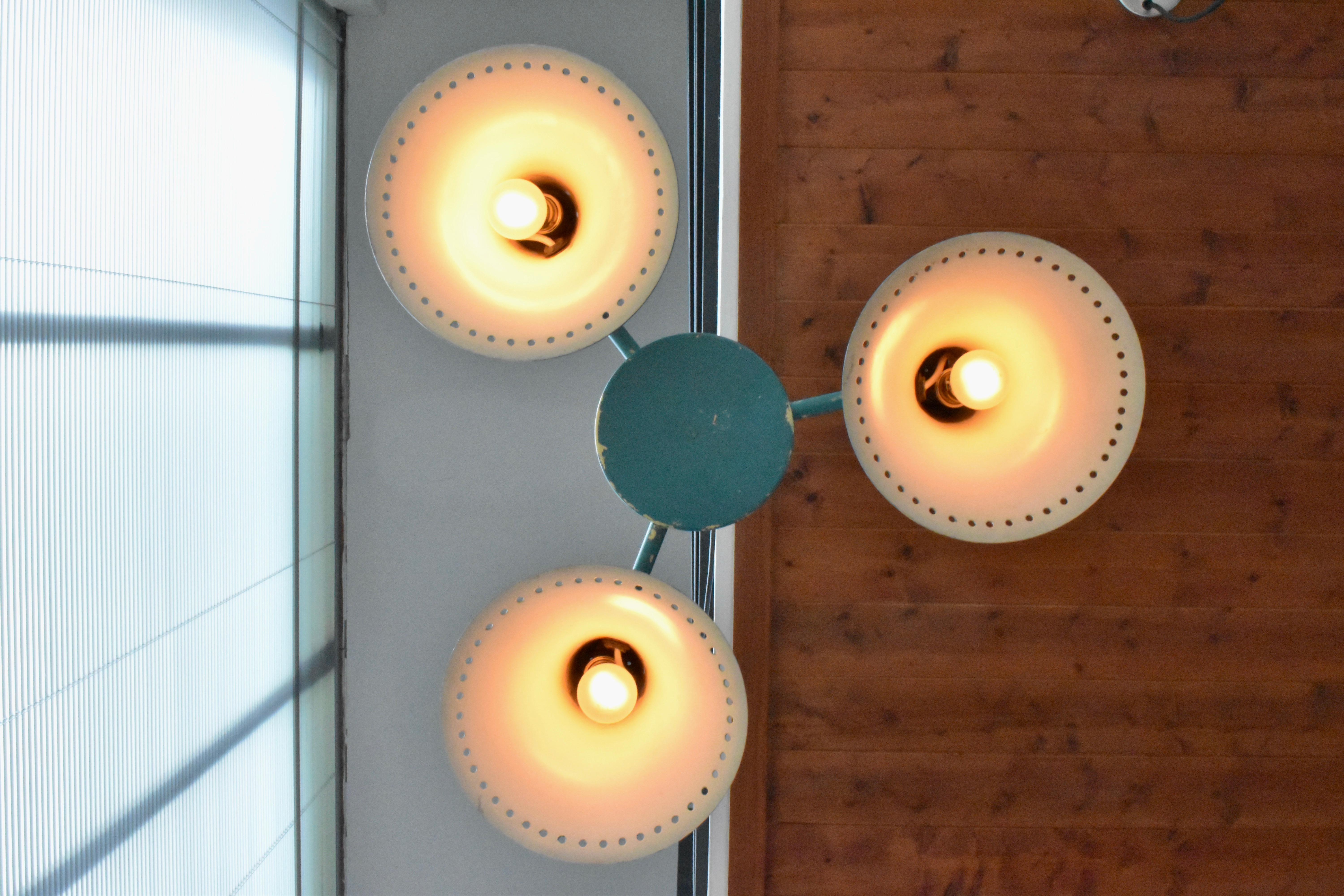 Original Industrial Pendant Lamp Salvaged From A 1930s London Factory For Sale 9