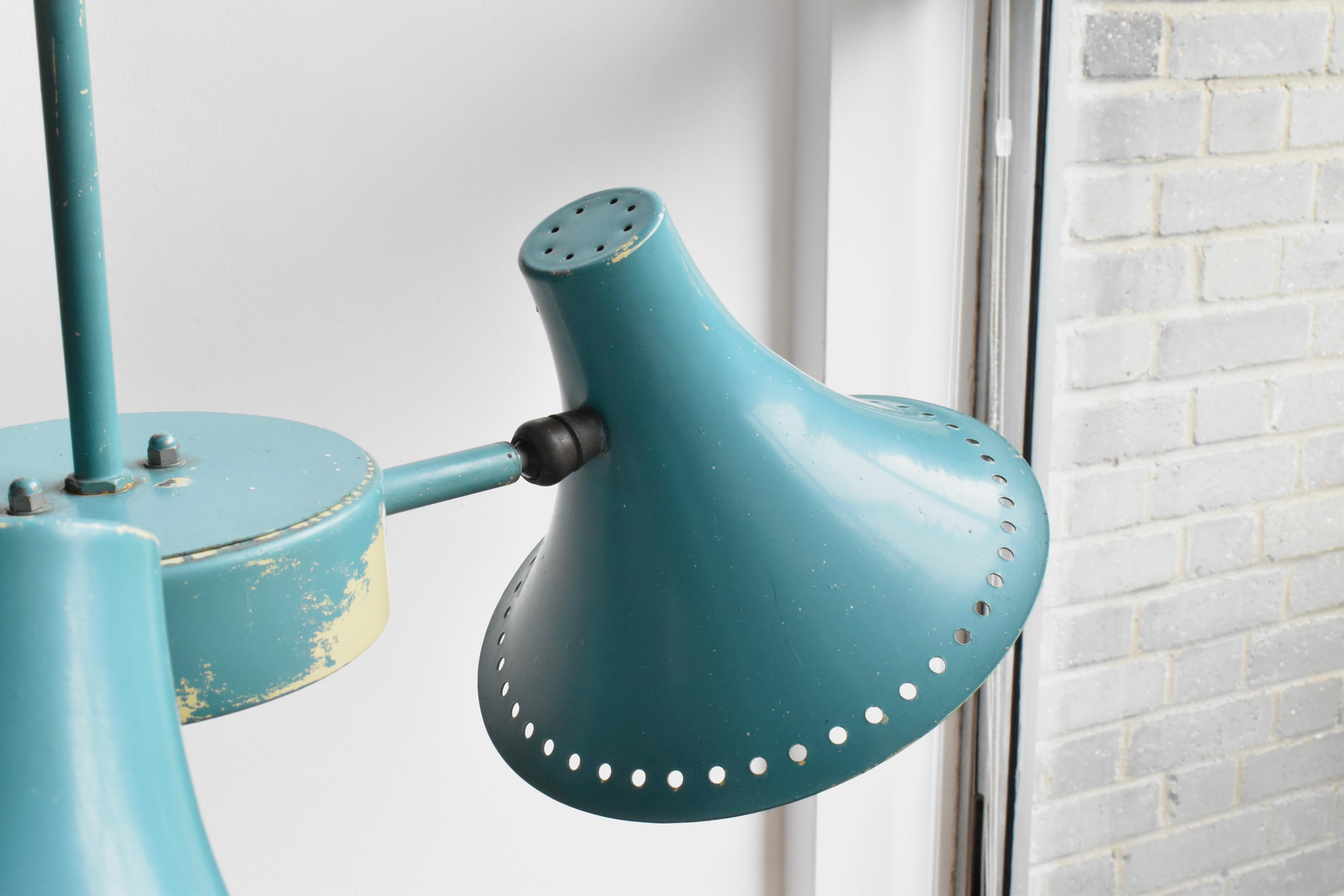 Original Industrial Pendant Lamp Salvaged From A 1930s London Factory In Good Condition For Sale In Shepperton, Surrey