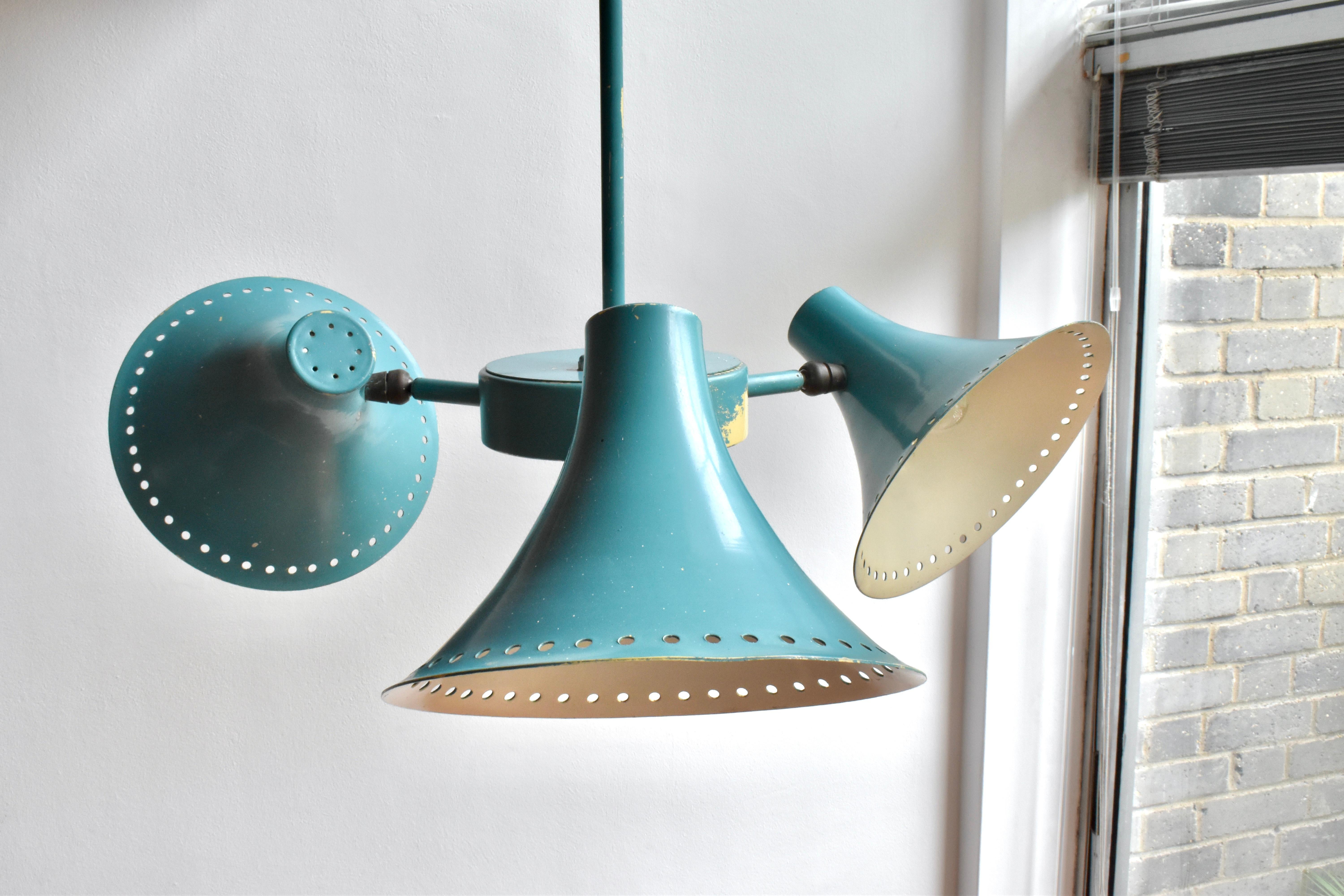 Original Industrial Pendant Lamp Salvaged From A 1930s London Factory For Sale 2